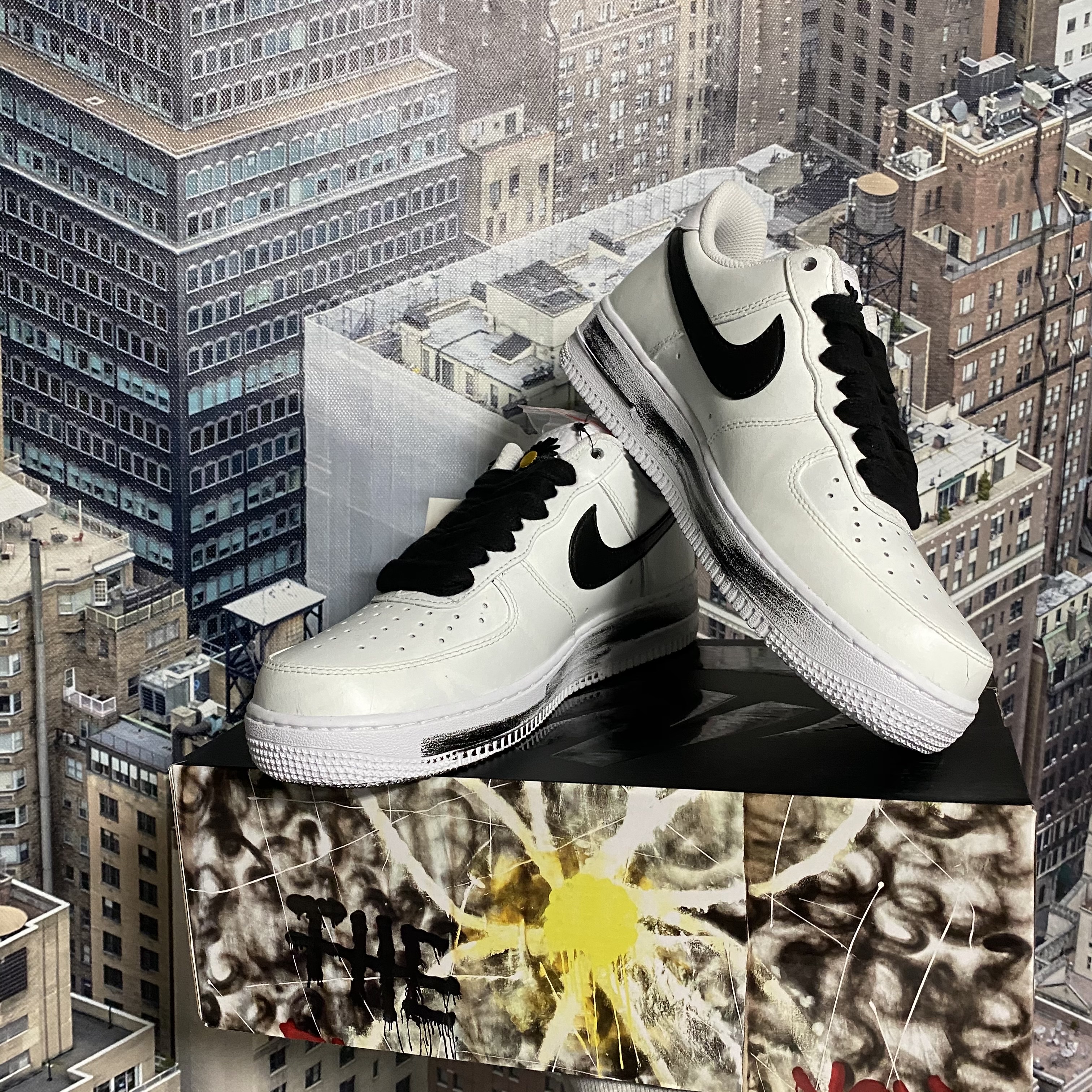 Nike x Peaceminusone Air Force 1 Low Para-Noise 2.0 착용 스타일 - 2