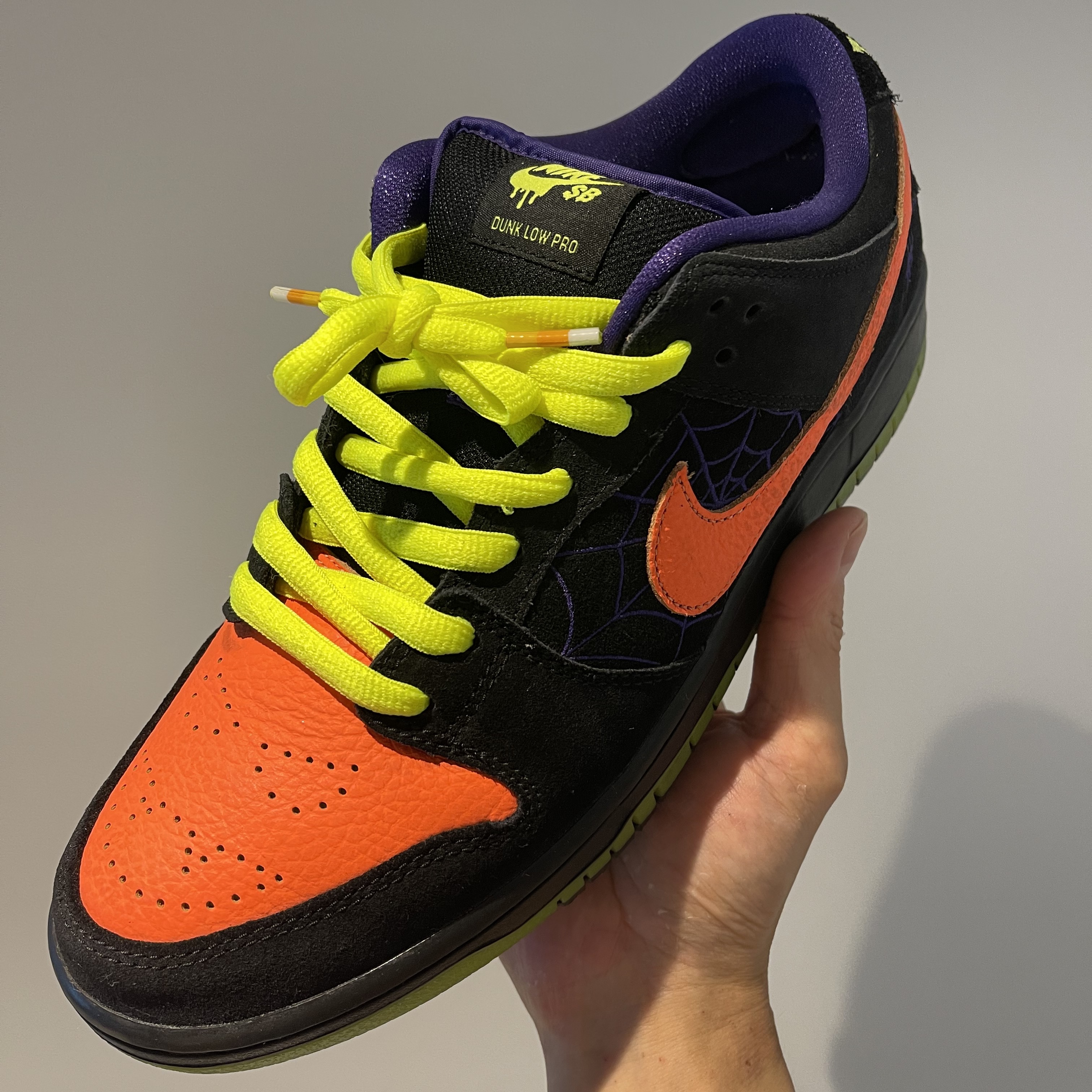 Nike SB Dunk Low Pro Night of Mischief Halloween 착용 스타일 - 1