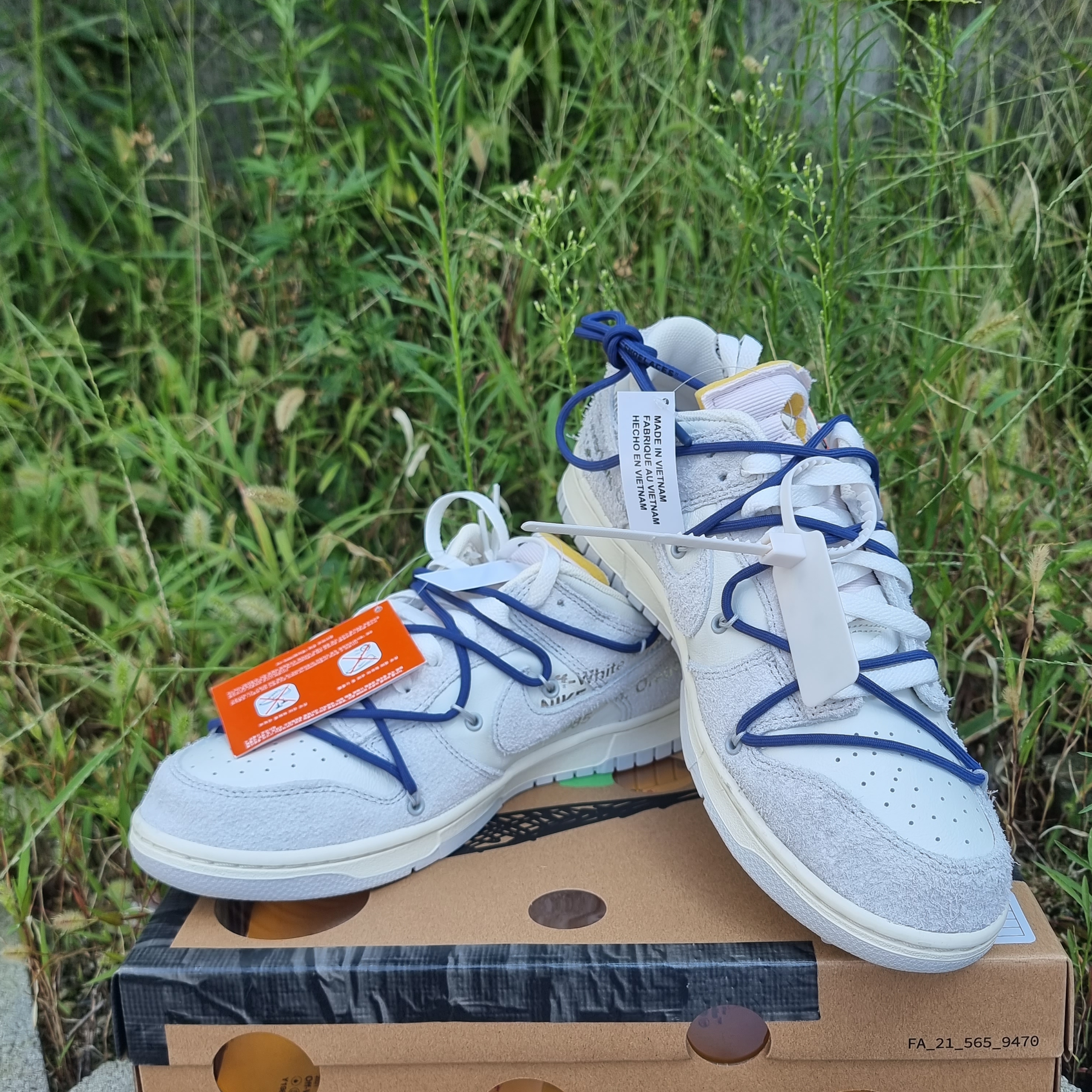 Nike x Off-White Dunk Low The 50 - Lot 18 착용 스타일