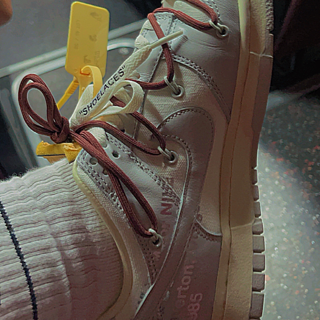 Nike x Off-White Dunk Low The 50 - Lot 46 착용 스타일 - 3