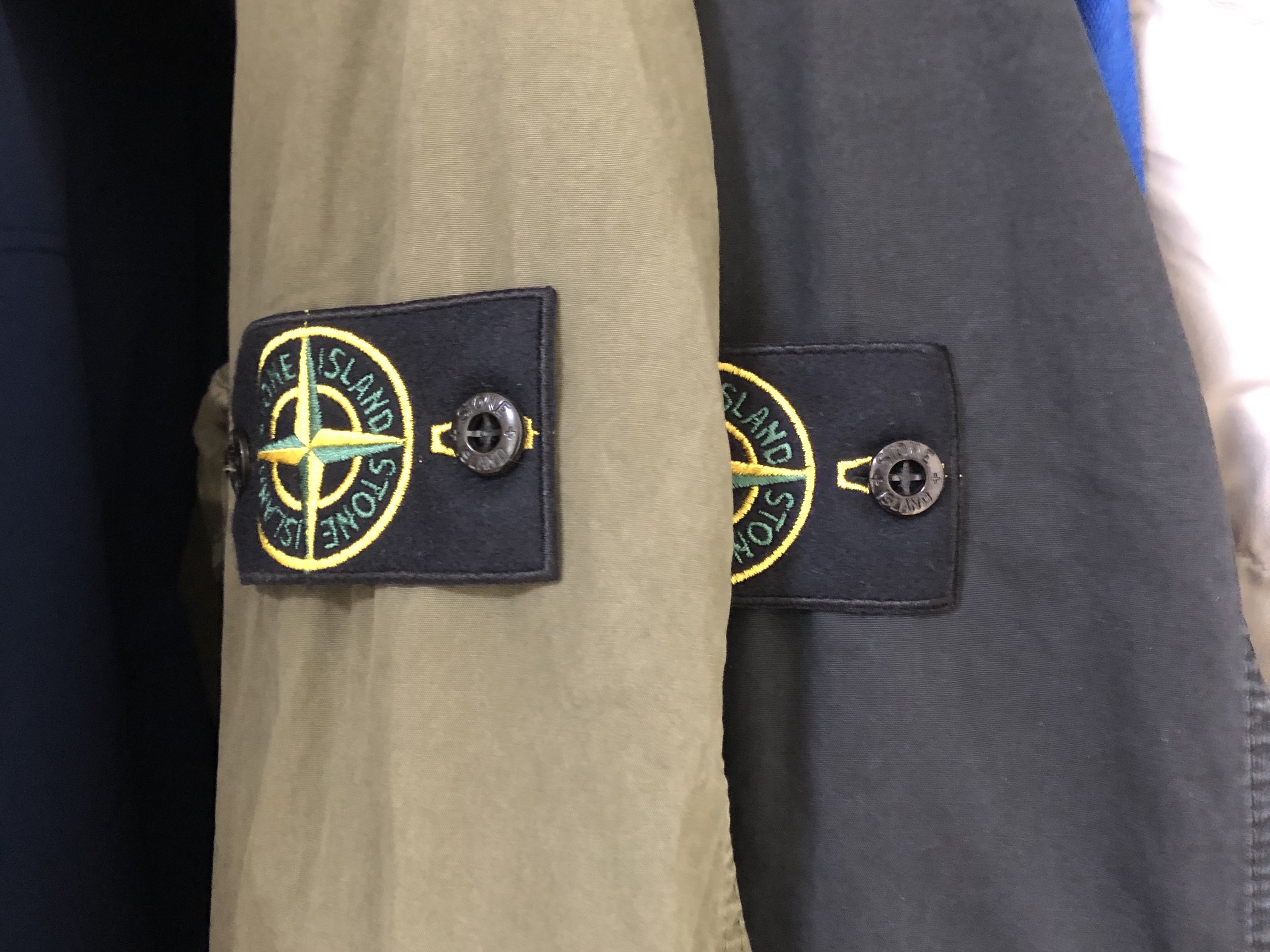 Stone Island 113WN T.CO+OLD Overshirt Black - 21FW, Stone Island 117WN T.CO+OLD Overshirt Olive Green - 21SS 착용 스타일