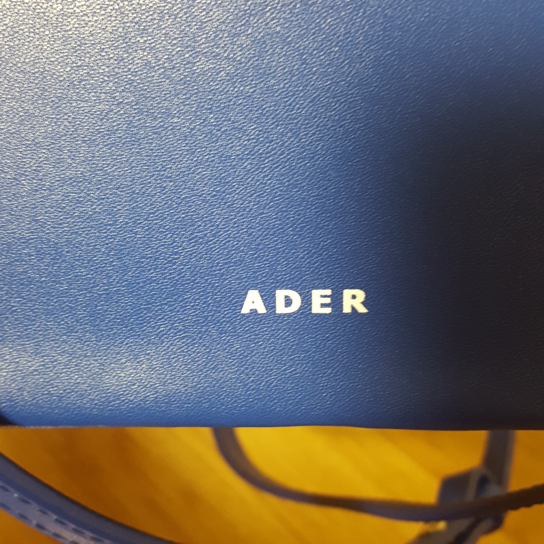 Ader Error Small Blue Bag Blue 착용 스타일 - 4