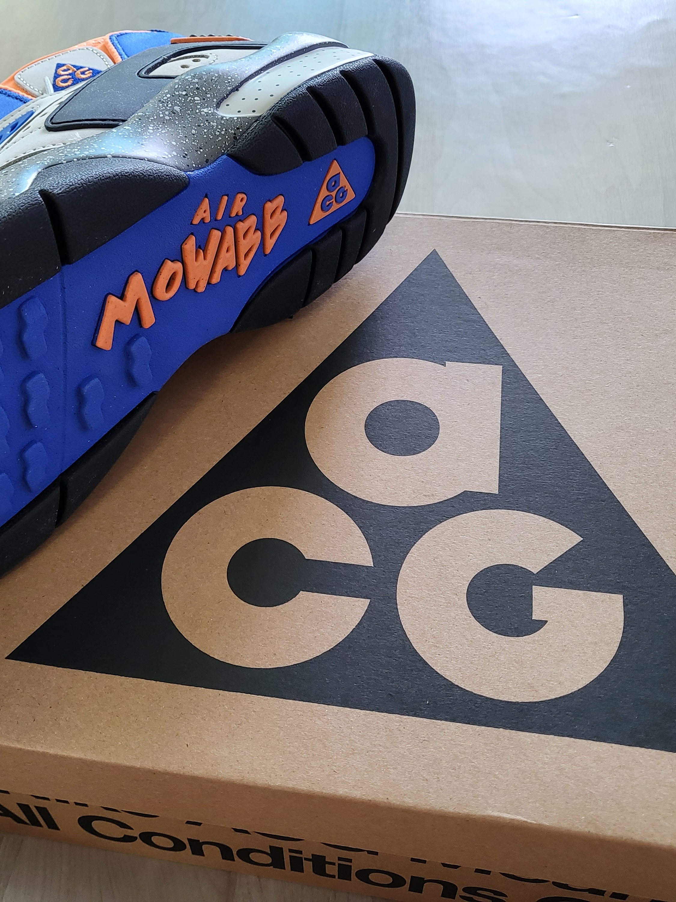 Nike ACG Air Mowabb Rattan Birch 착용 스타일 - 1