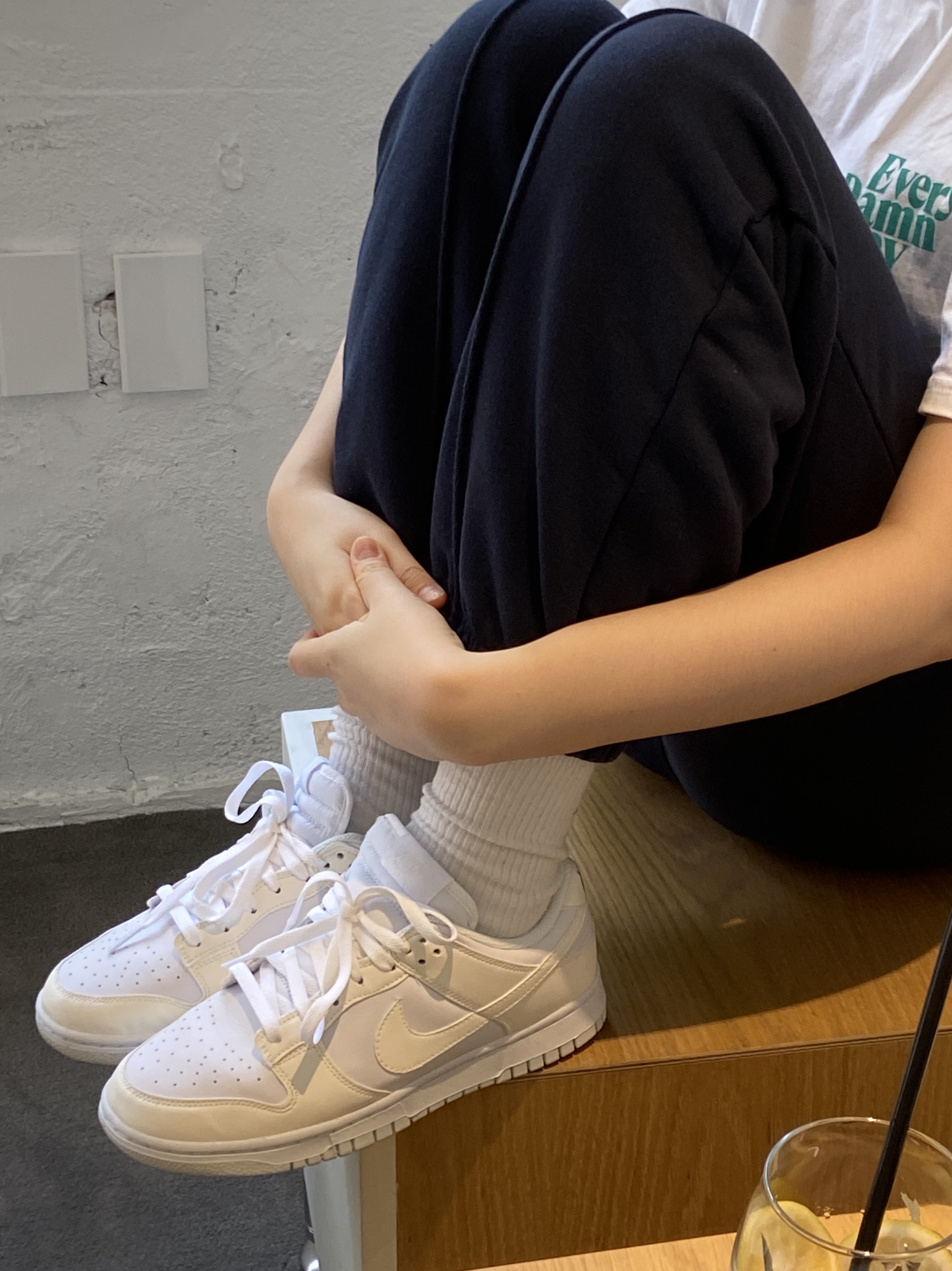 (W) Nike Dunk Low Next Nature Sail 착용 스타일
