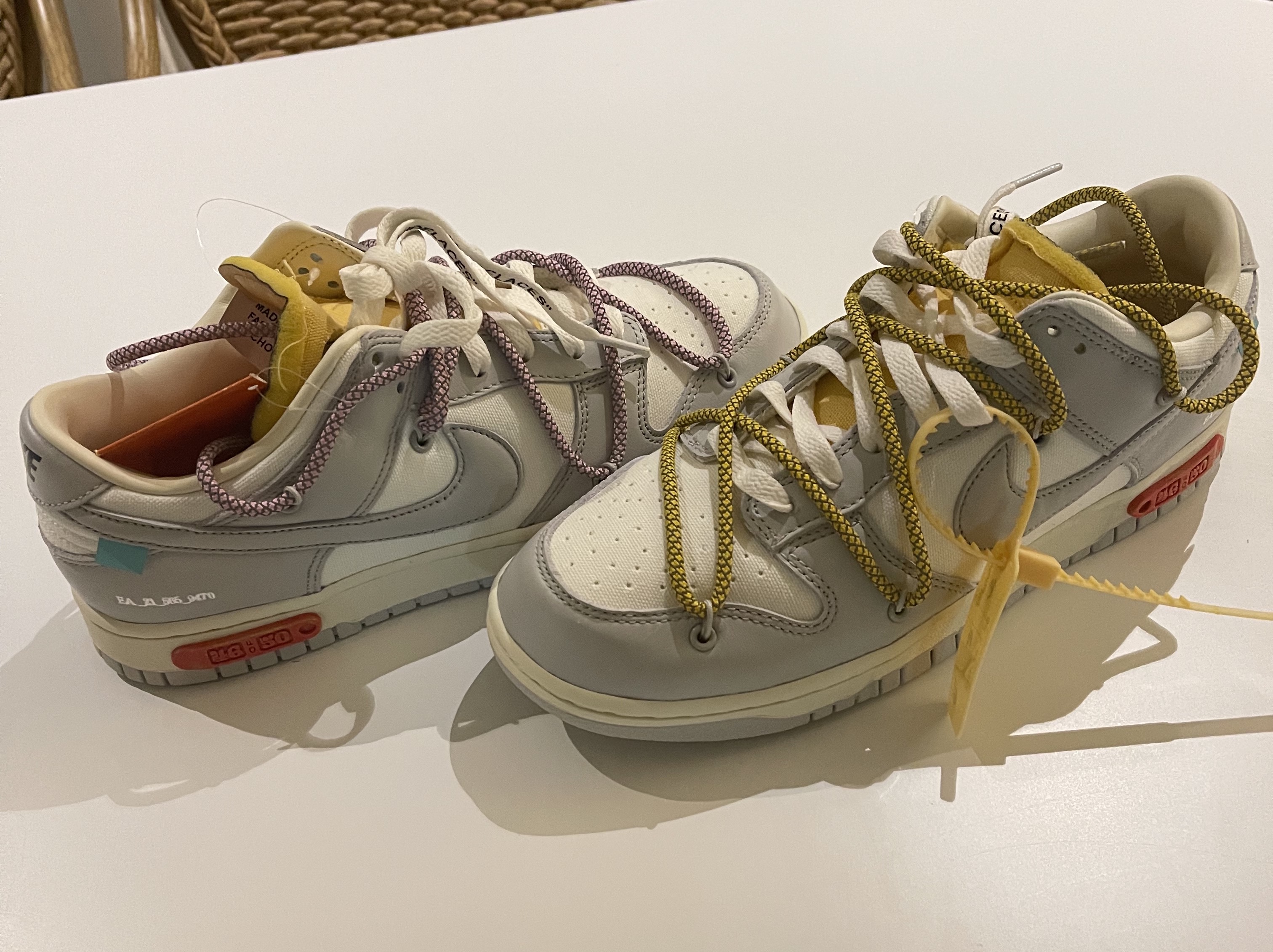 Nike x Off-White Dunk Low The 50 - Lot 46 착용 스타일 - 5
