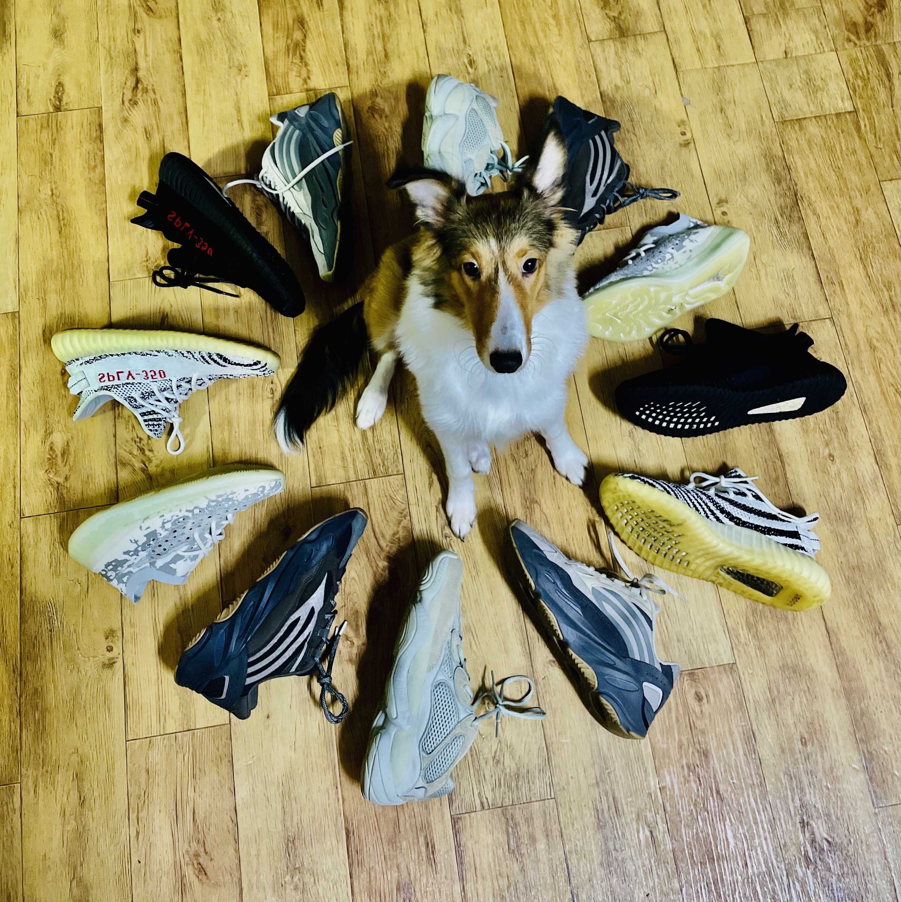 Adidas Yeezy Boost 700 V2 Geode, Adidas Yeezy 500 Salt 착용 스타일 - 1