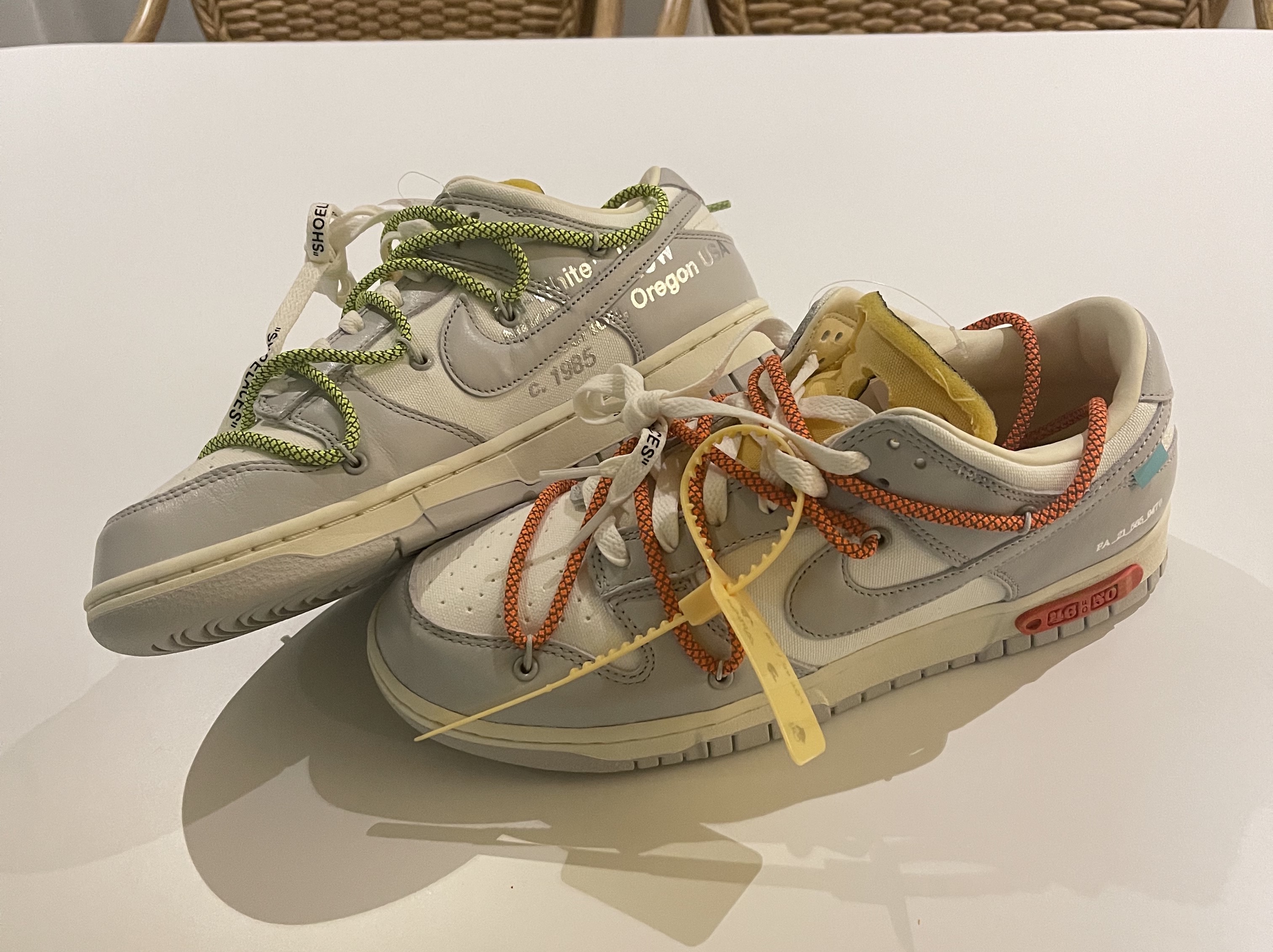 Nike x Off-White Dunk Low The 50 - Lot 46 착용 스타일 - 4