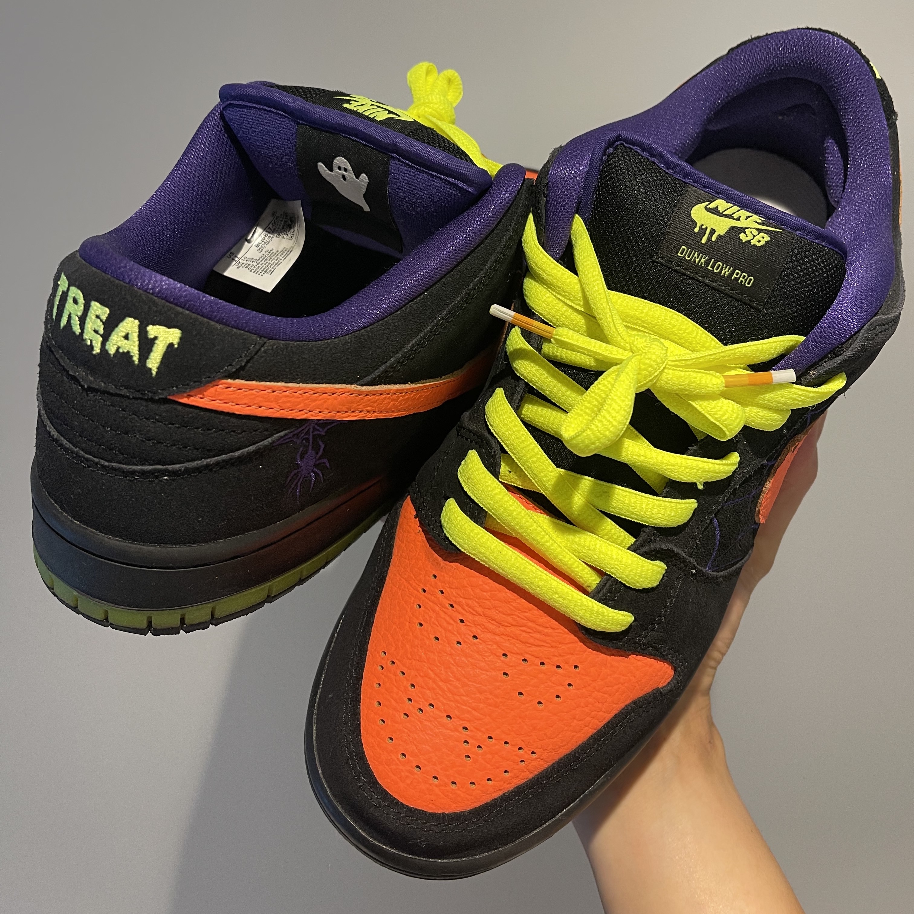 Nike SB Dunk Low Pro Night of Mischief Halloween 착용 스타일 - 2