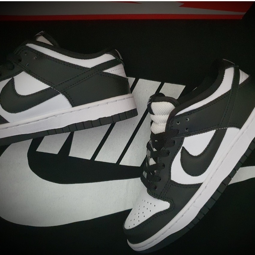 Nike Dunk Low Retro Black, (W) Nike Dunk Low Black 착용 스타일 - 2