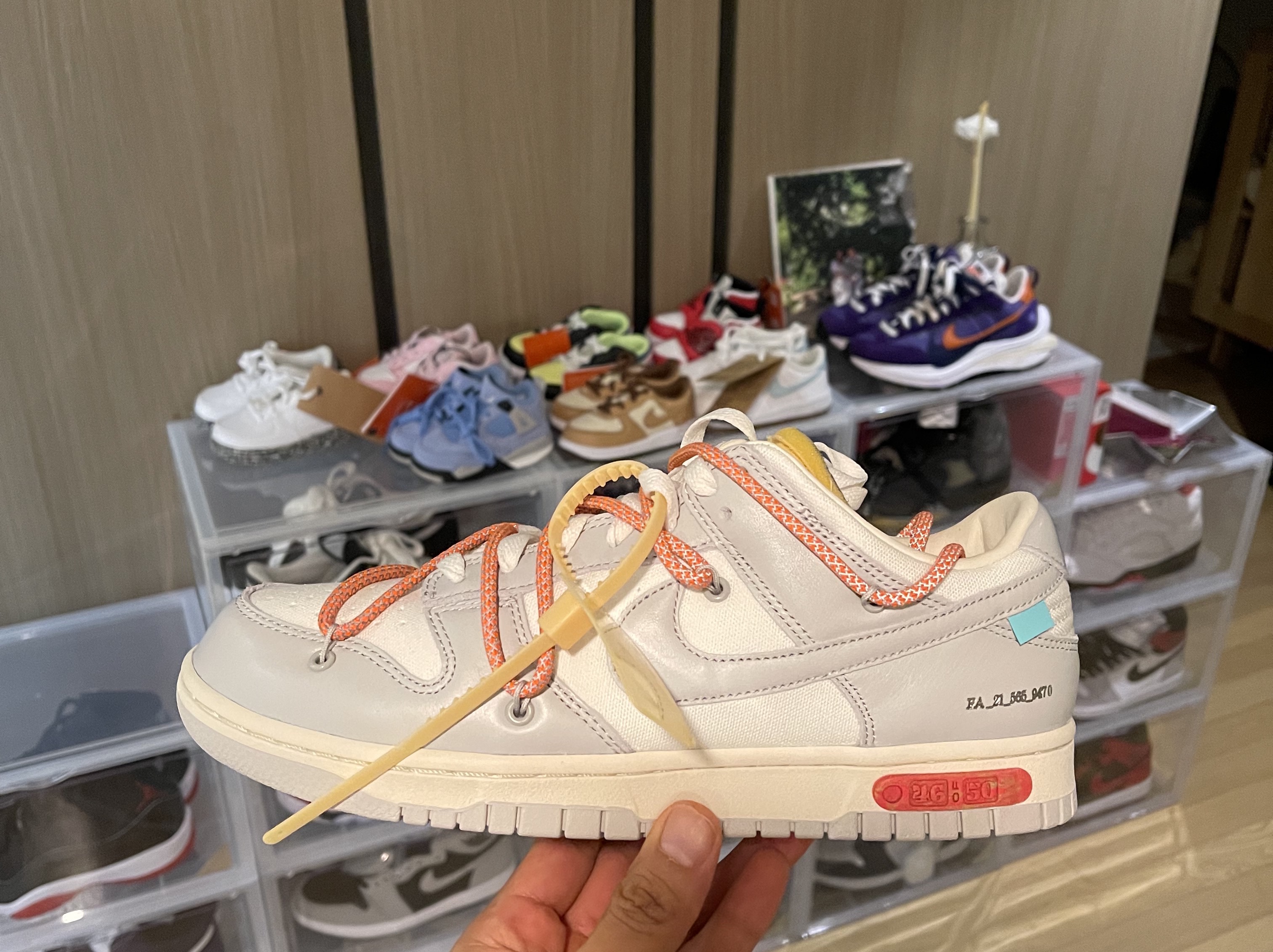 Nike x Off-White Dunk Low The 50 - Lot 46 착용 스타일 - 3