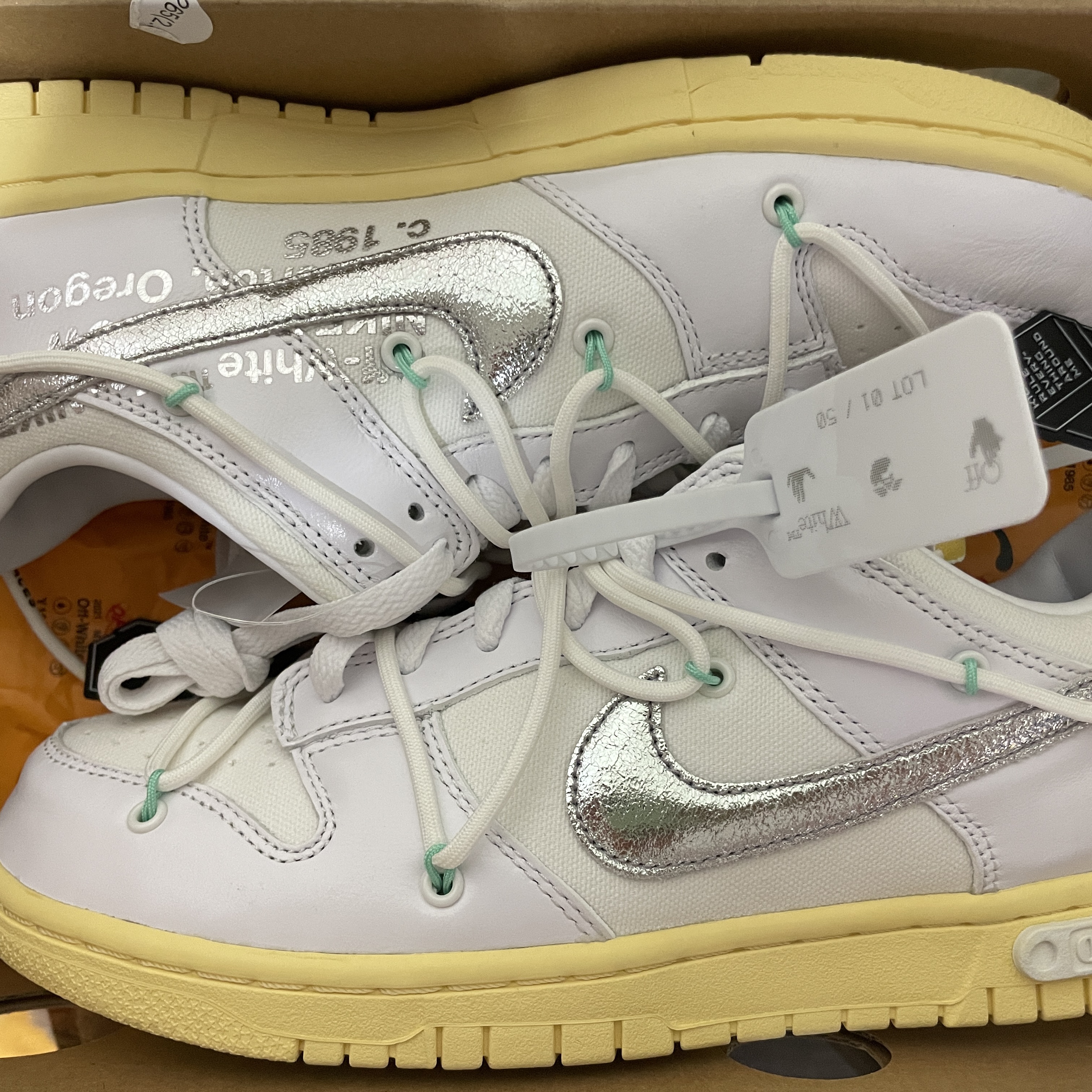 Nike x Off-White Dunk Low The 50 - Lot 1 착용 스타일
