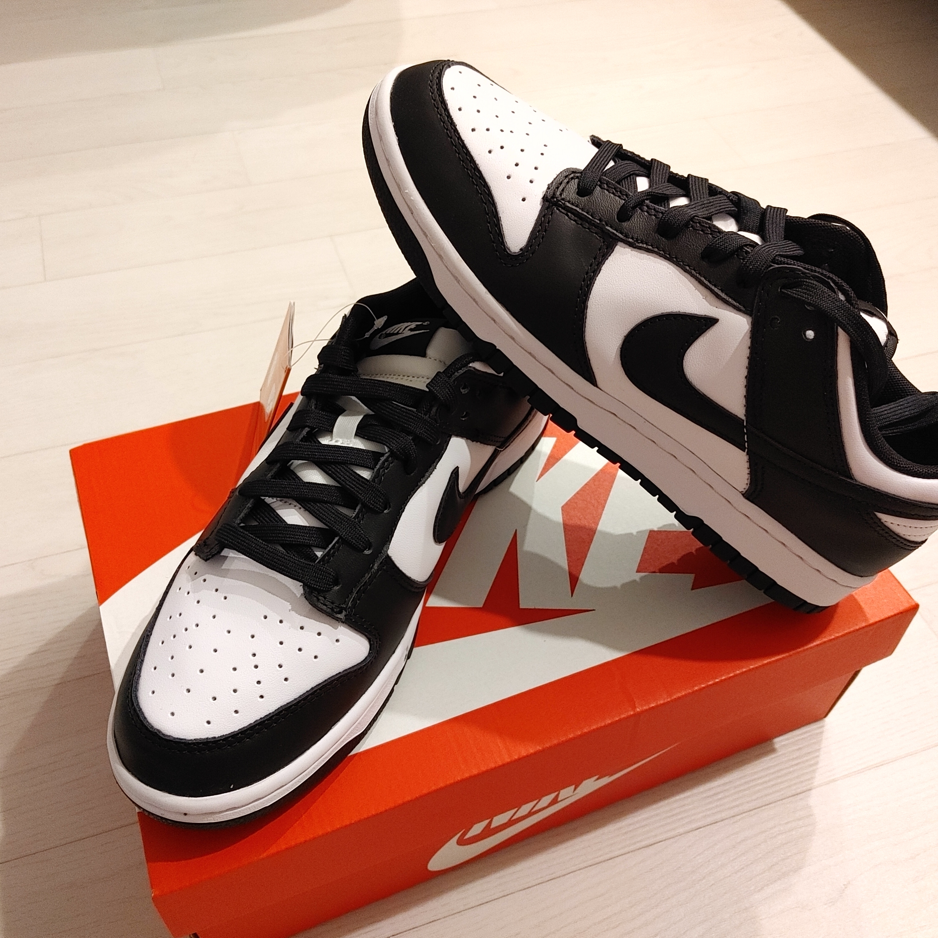 Nike Dunk Low Retro Black 착용 스타일 - 3