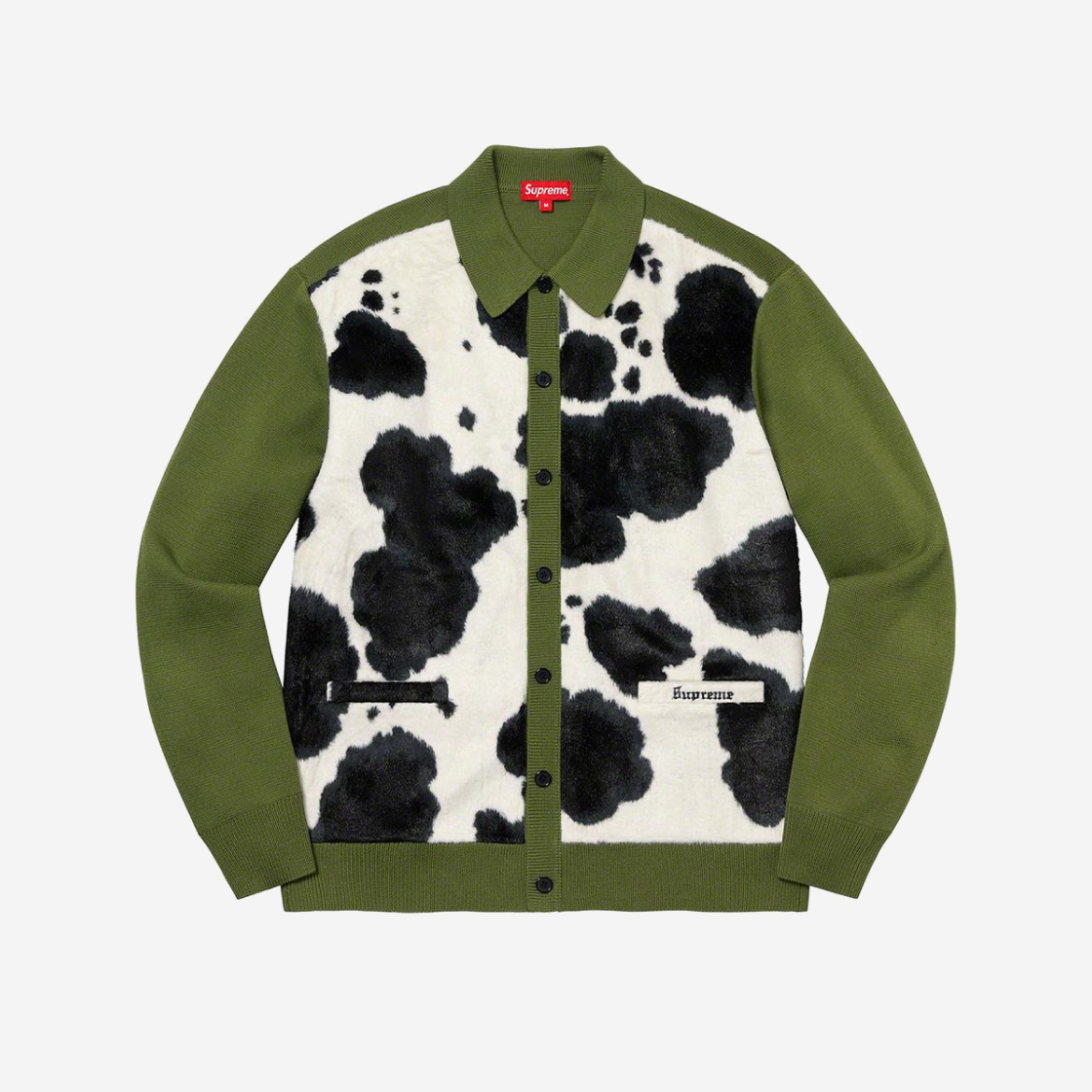 最新アイテム cow print cardigan 