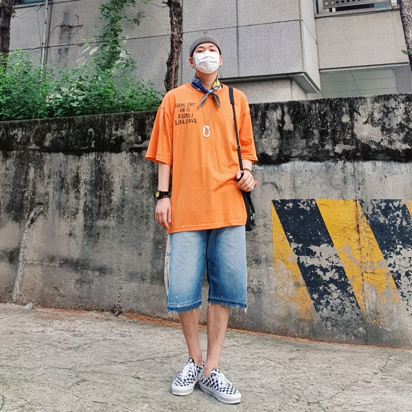 Vans Vault OG Era LX Checkerboard 착용 스타일 - 3
