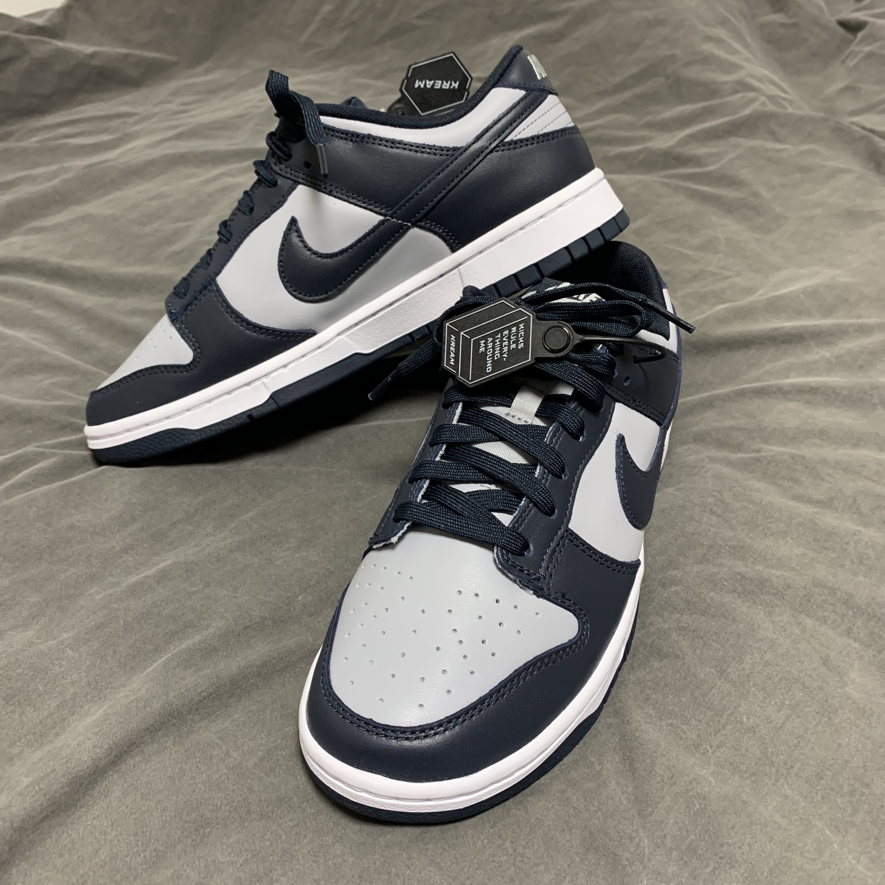 Nike Dunk Low Retro Championship Grey 착용 스타일 - 1