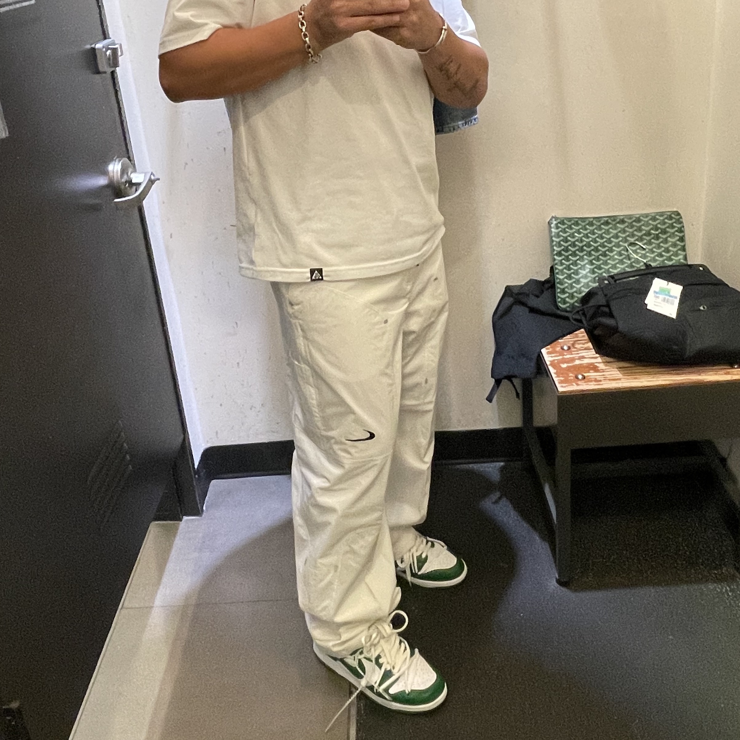Nike x Off-White NRG Pants Black, Nike x Off-White NRG Pants White 착용 스타일 - 2