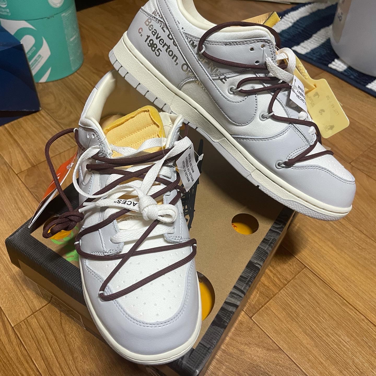 Nike x Off-White Dunk Low The 50 - Lot 46 착용 스타일 - 1