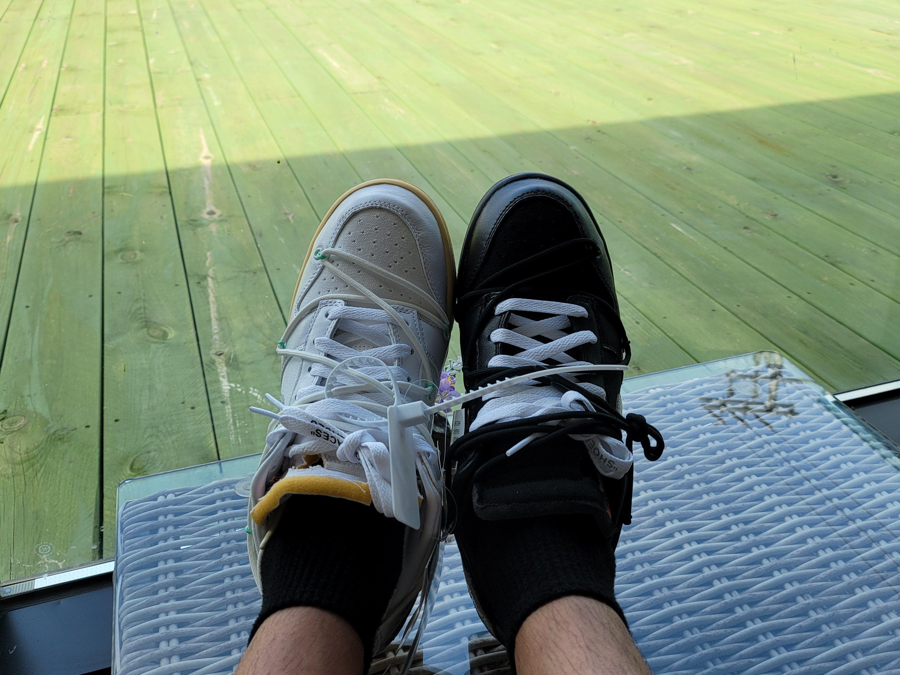Nike x Off-White Dunk Low The 50 - Lot 1, Nike x Off-White Dunk Low The 50 - Lot 50 착용 스타일 - 3