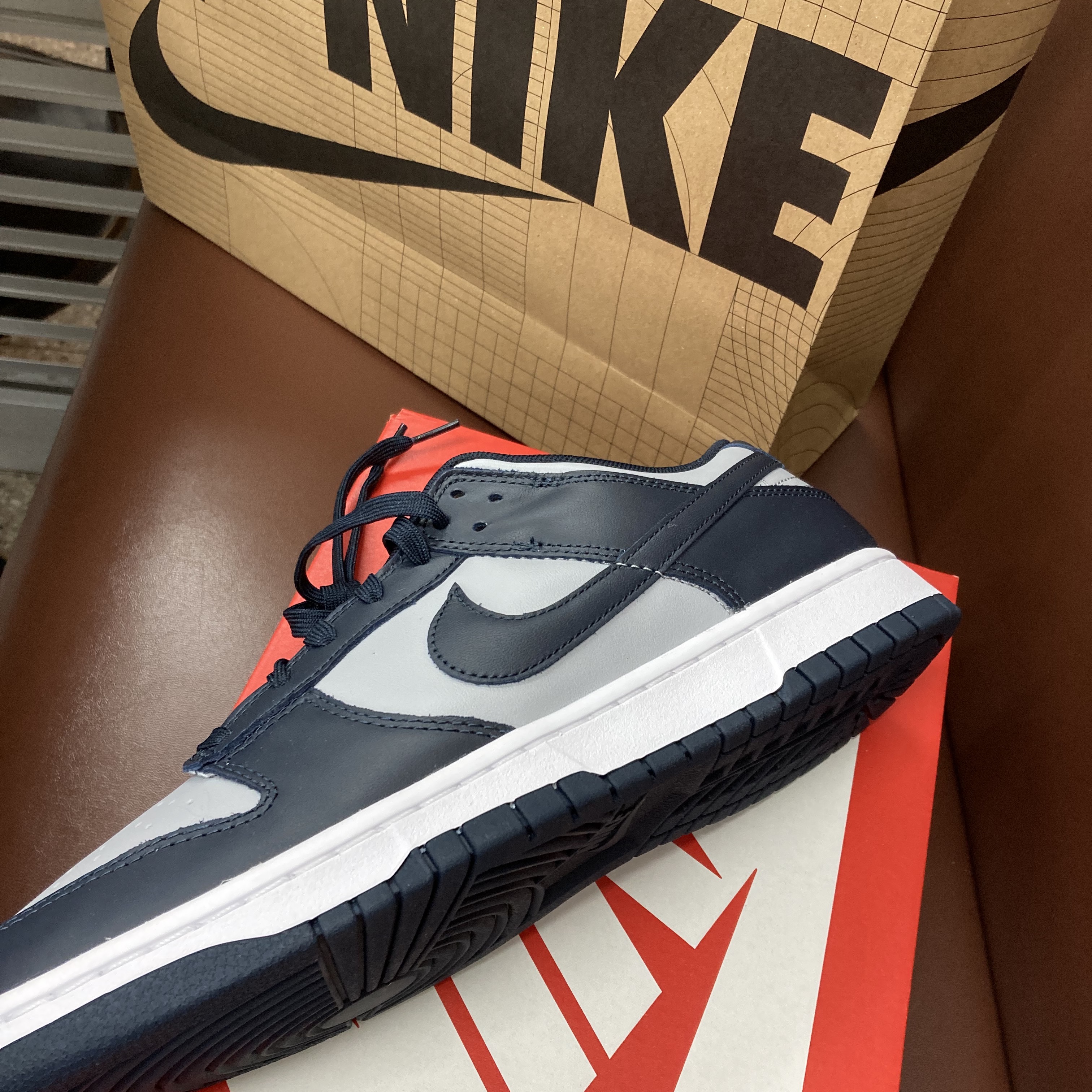 Nike Dunk Low Retro Championship Grey 착용 스타일