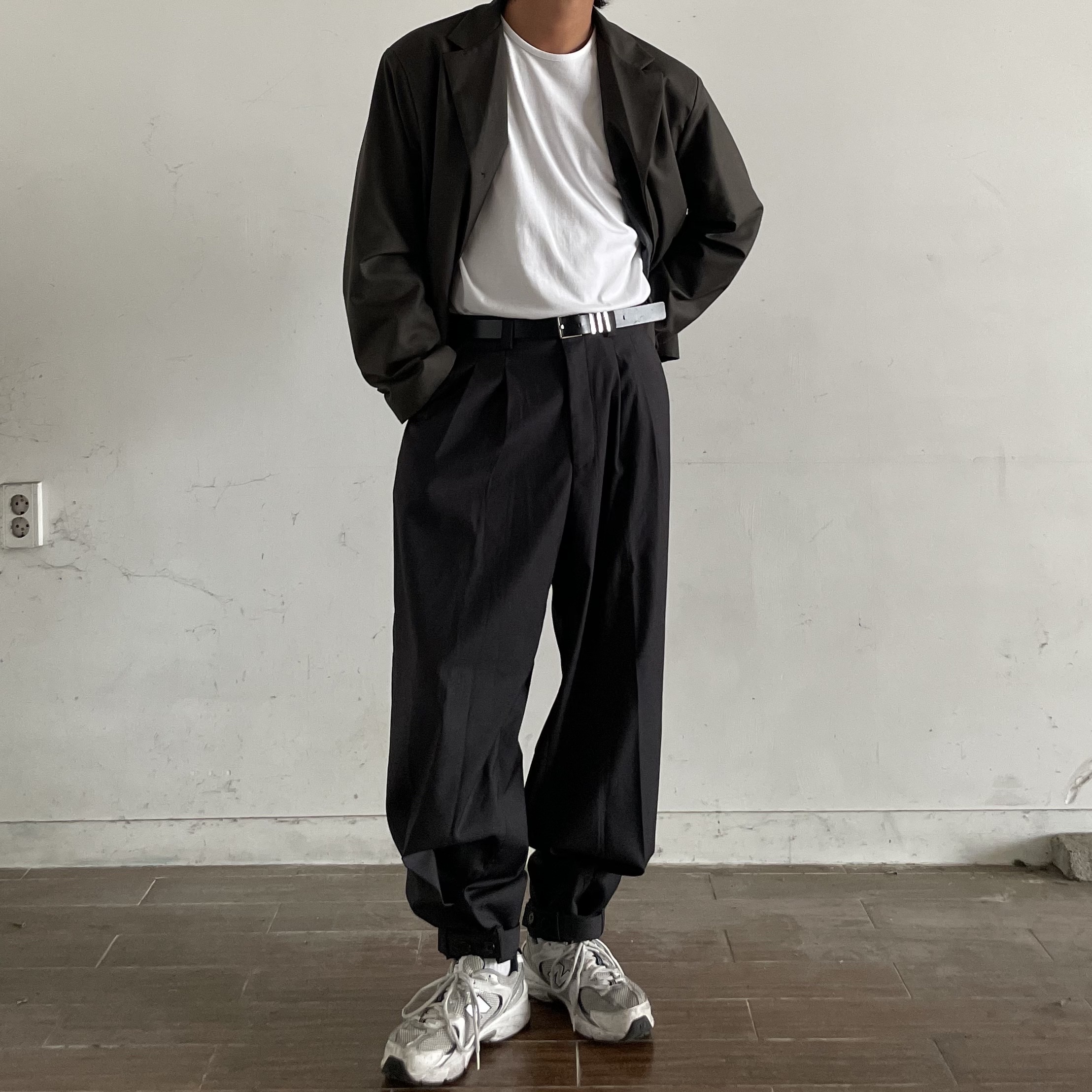 New Balance 530 Steel Grey 착용 스타일 - 3