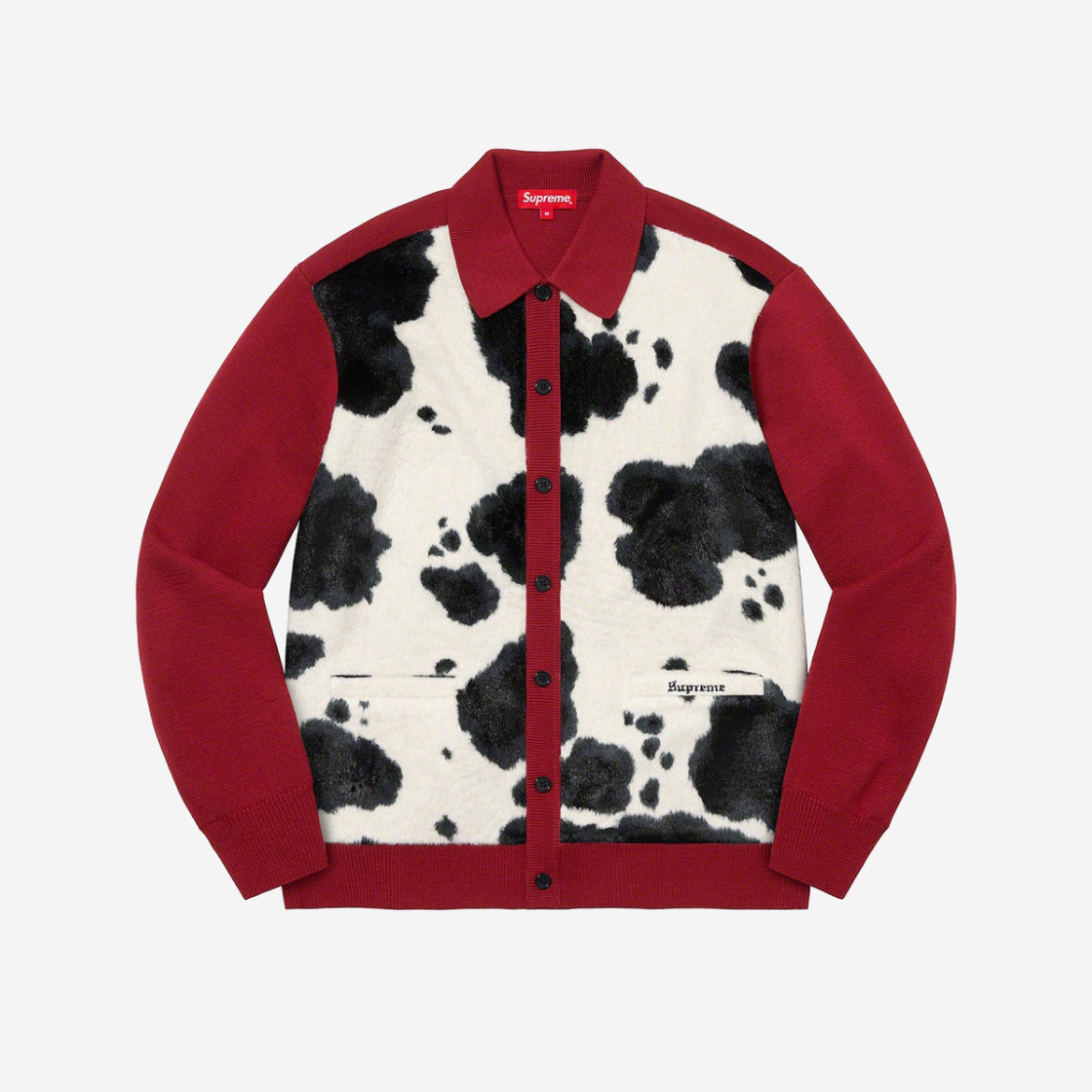 在庫処分】 cow print cardigan 