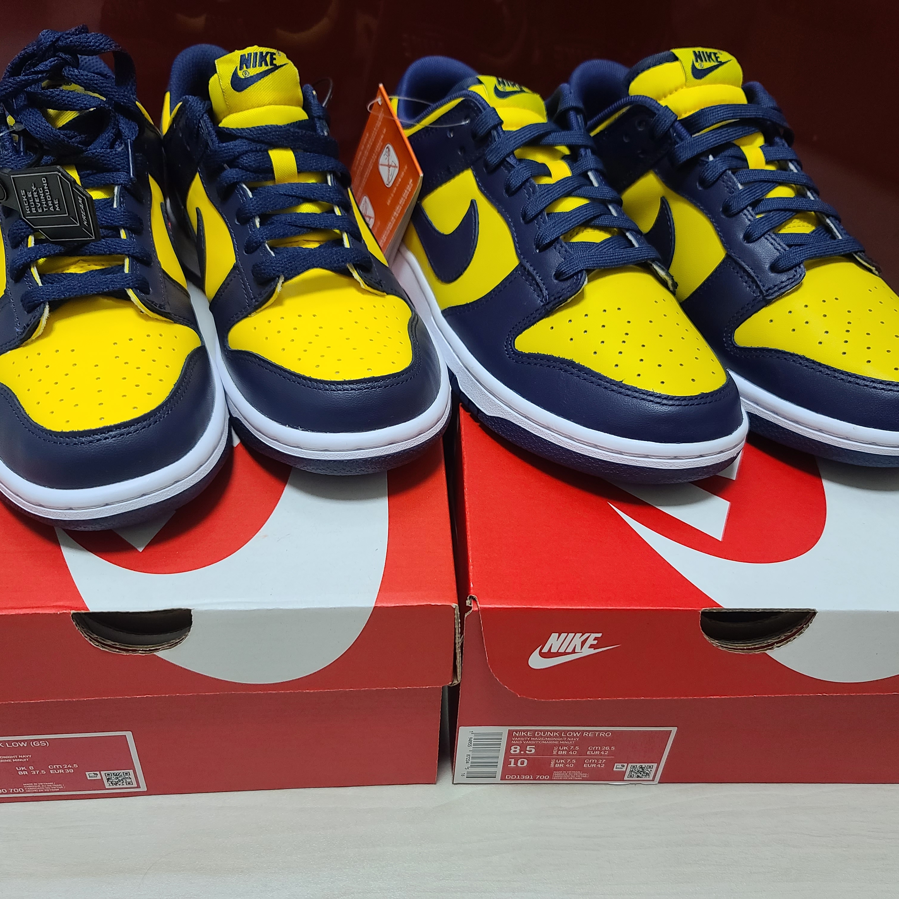 Nike Dunk Low Retro Varsity Maize 착용 스타일 - 1