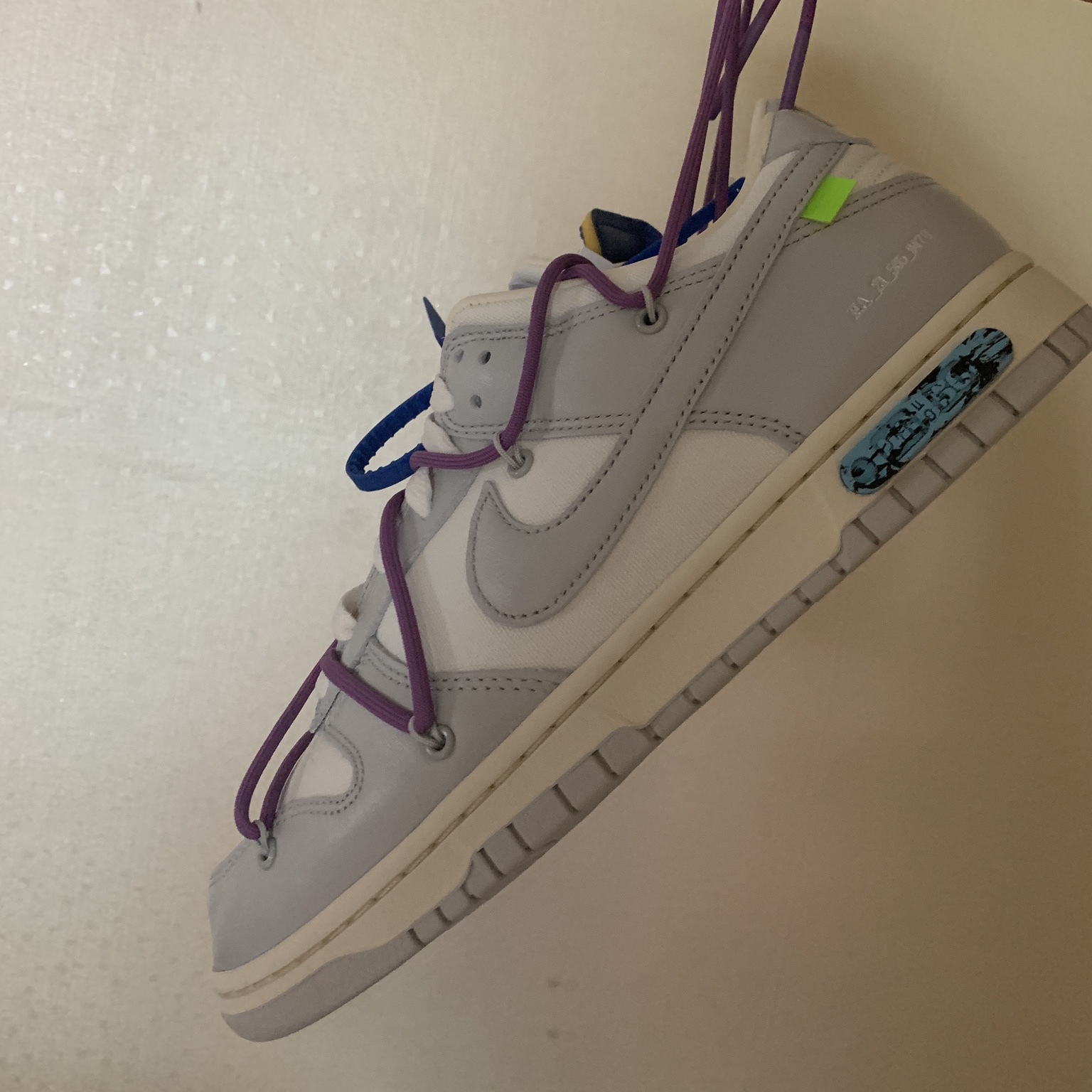 Nike x Off-White Dunk Low The 50 - Lot 48 착용 스타일 - 2
