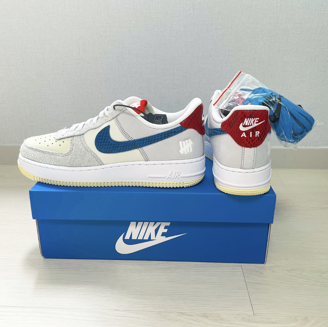 Nike x Undefeated Air Force 1 Low SP 5 On It 착용 스타일