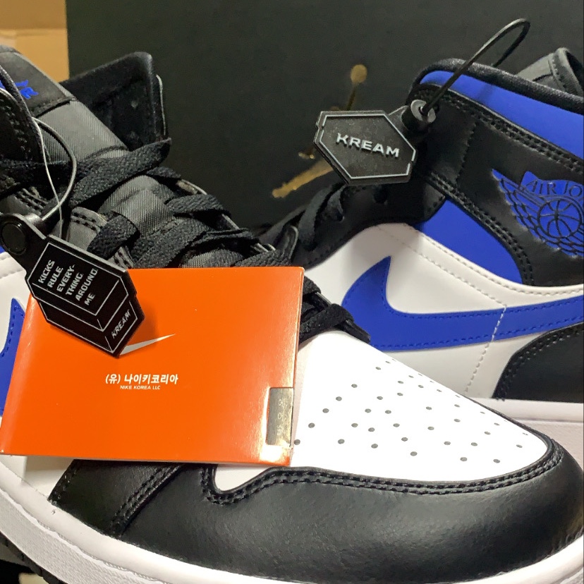 Jordan 1 Mid Racer Blue 착용 스타일 - 2