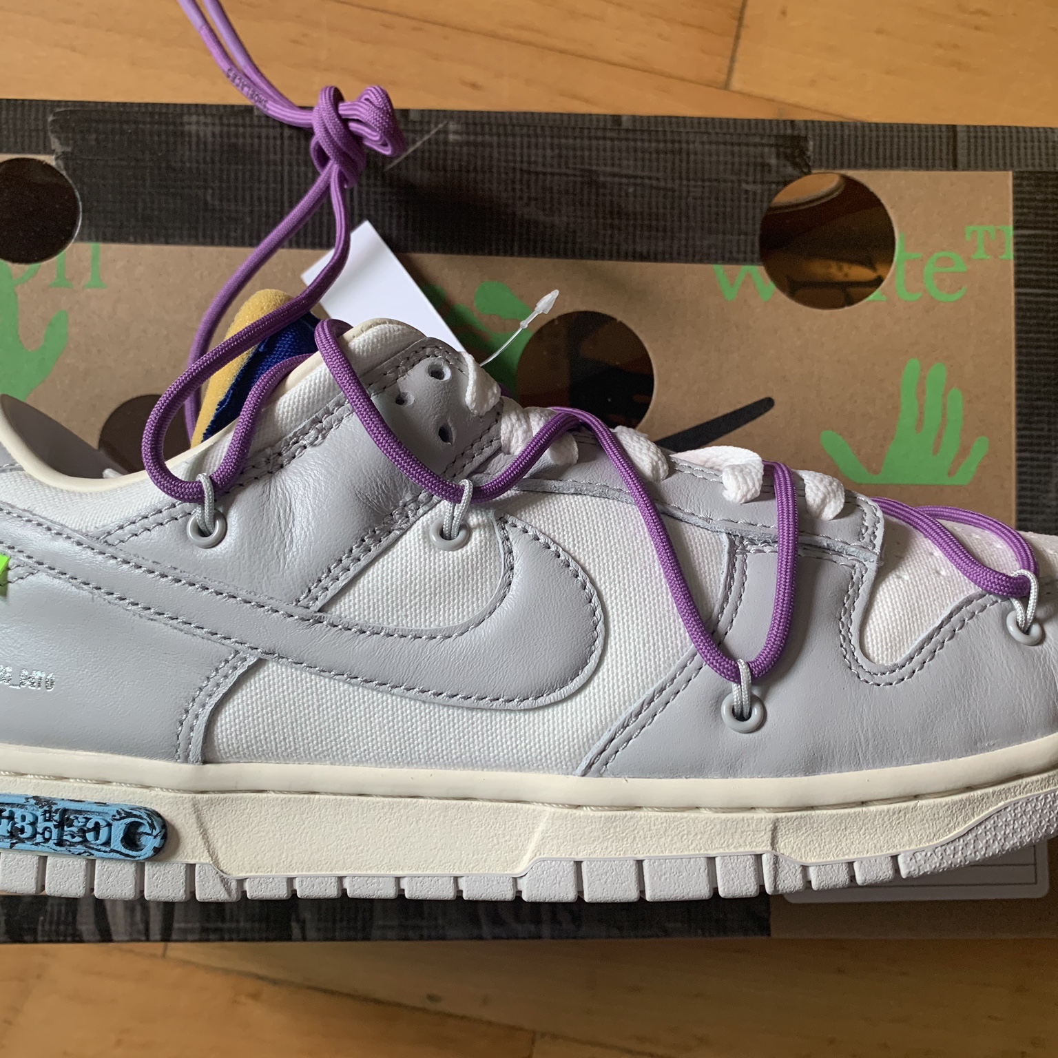 Nike x Off-White Dunk Low The 50 - Lot 48 착용 스타일 - 3