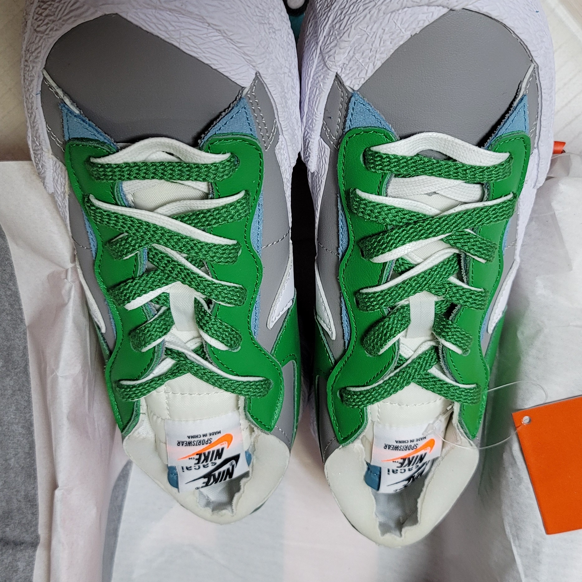 Nike x Sacai Blazer Low Classic Green 착용 스타일 - 4