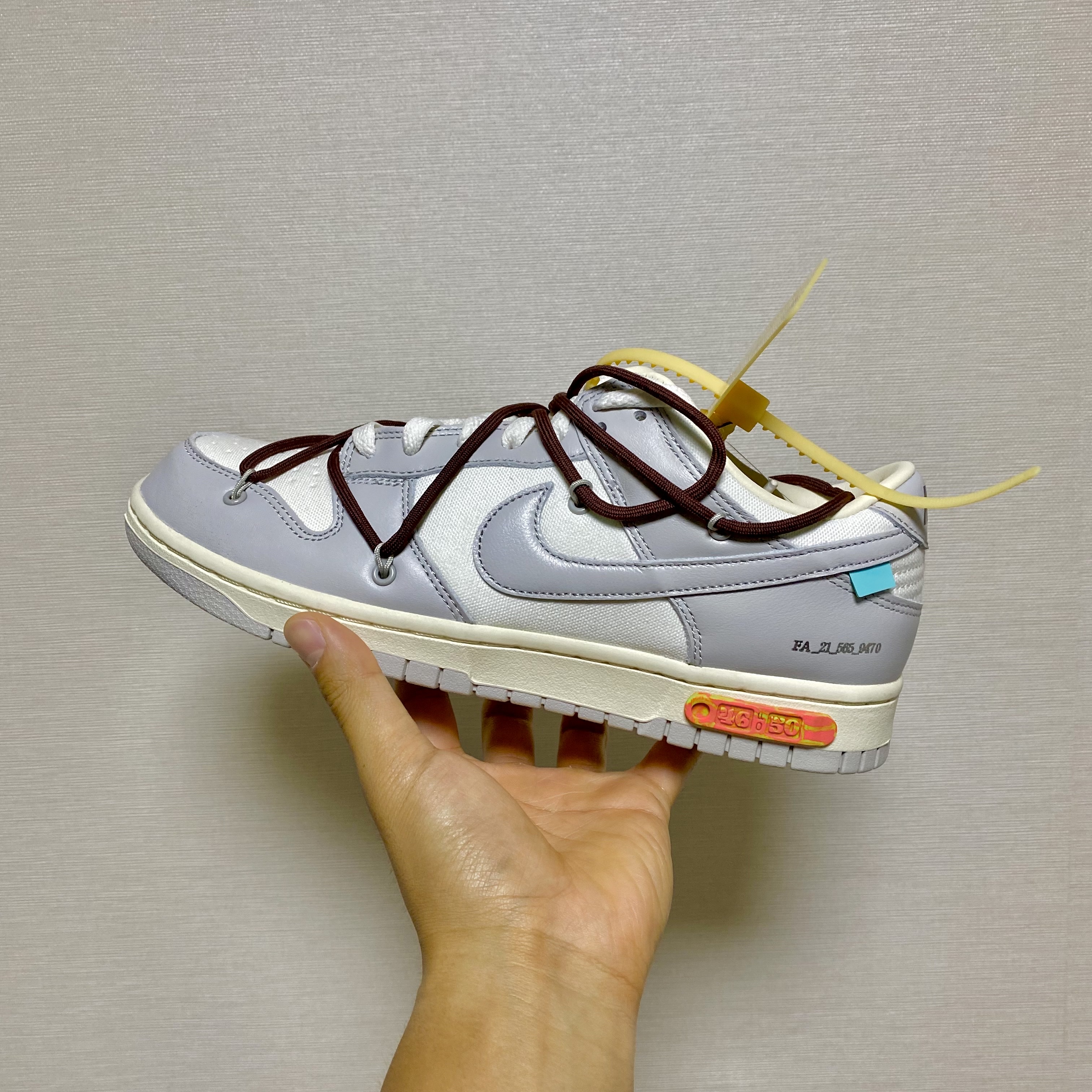 Nike x Off-White Dunk Low The 50 - Lot 46 착용 스타일