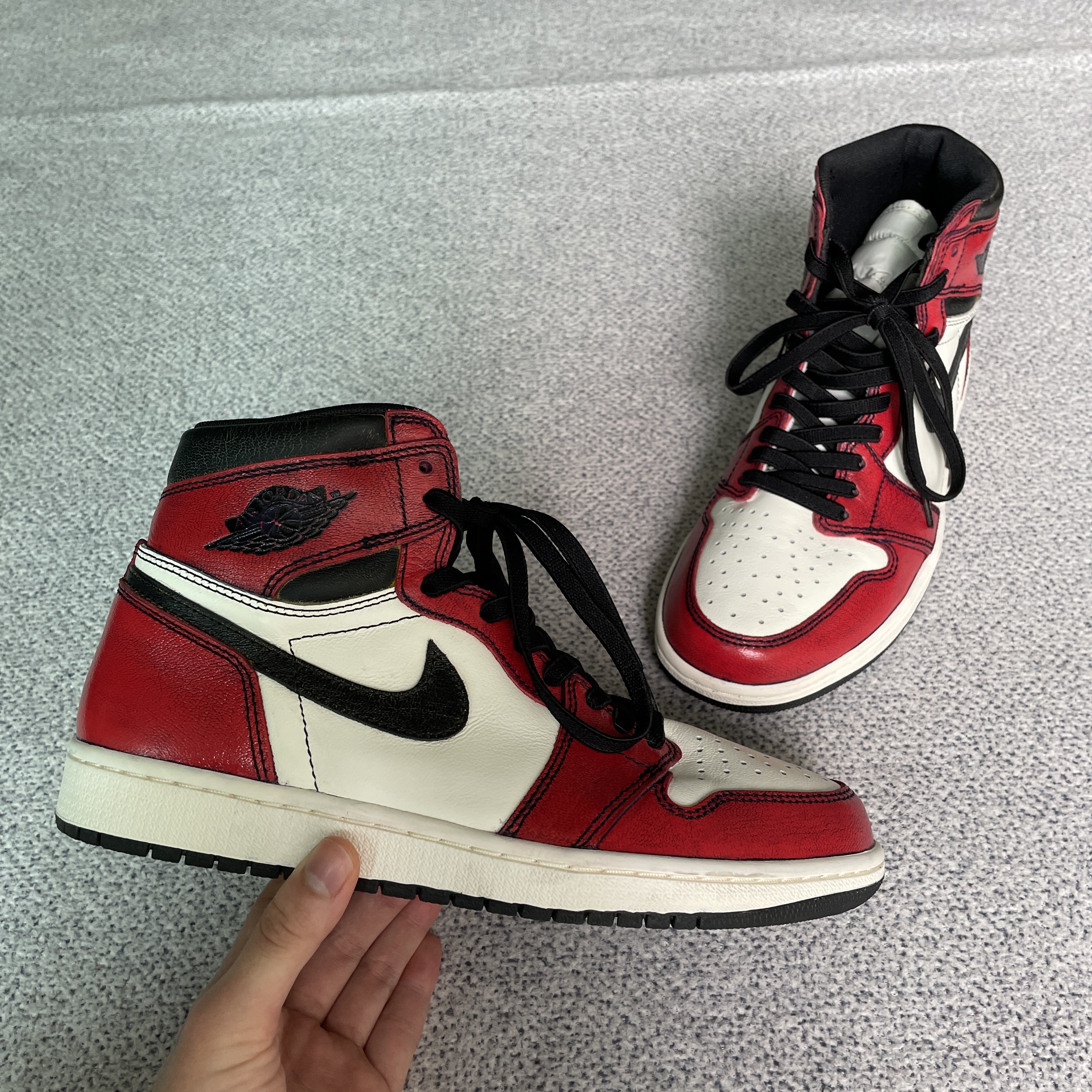 Jordan 1 Retro High OG Defiant SB LA to Chicago 착용 스타일 - 3