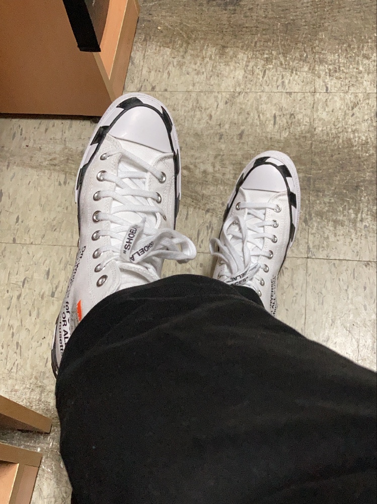 Converse x Off-White Chuck 70 High V2 2021 착용 스타일