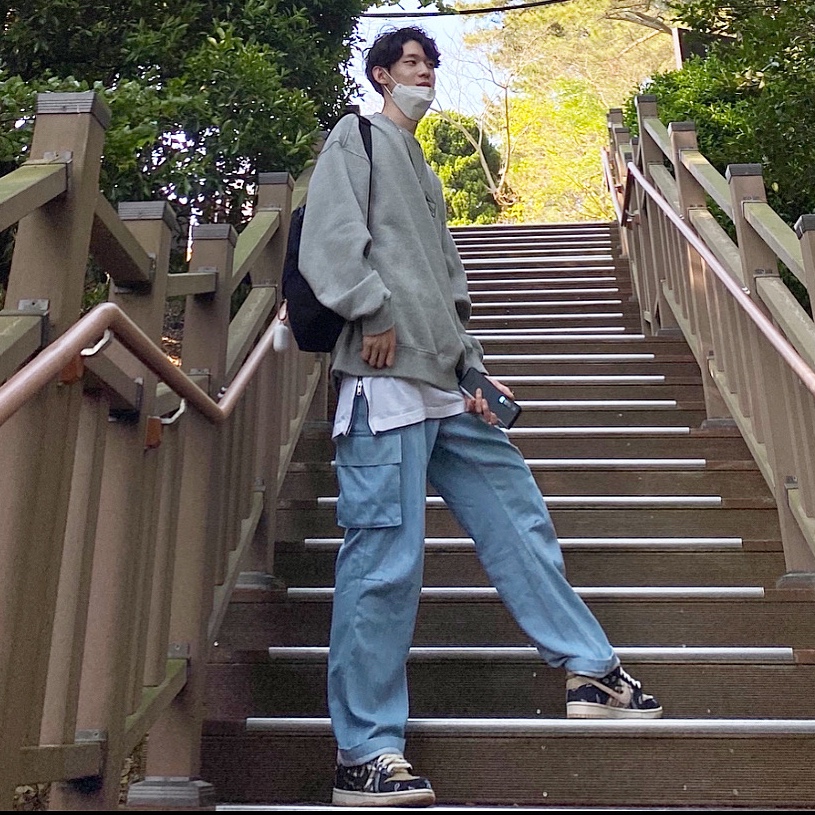 Nike x Travis Scott SB Dunk Low 착용 스타일