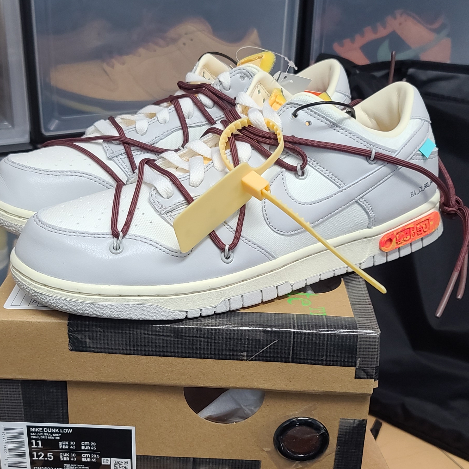 Nike x Off-White Dunk Low The 50 - Lot 46 착용 스타일