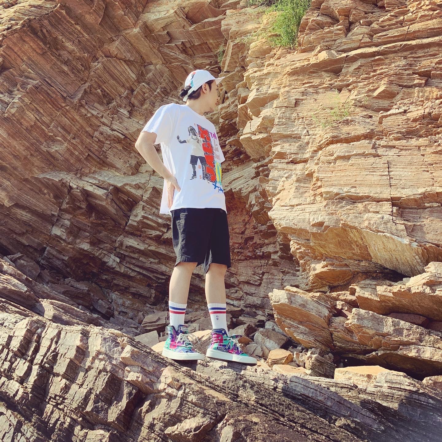 Converse x Fear of God Essentials Skid Grip Hi 착용 스타일