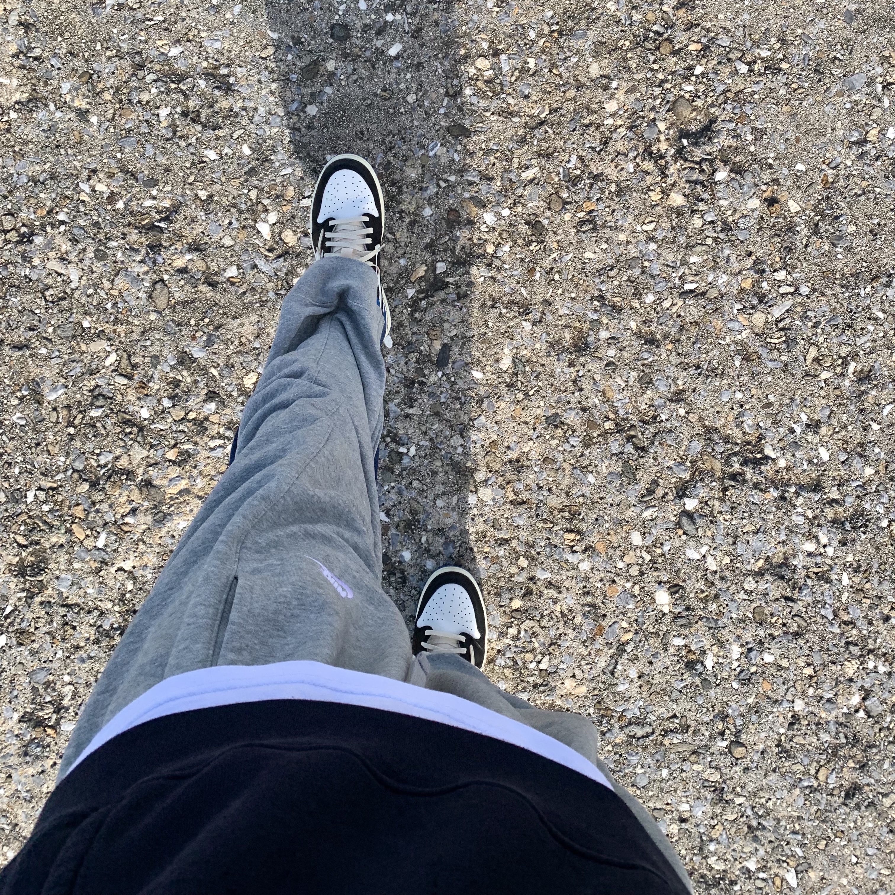 Jordan 1 x Travis Scott x Fragment Retro Low OG SP Military Blue 착용 스타일 - 2
