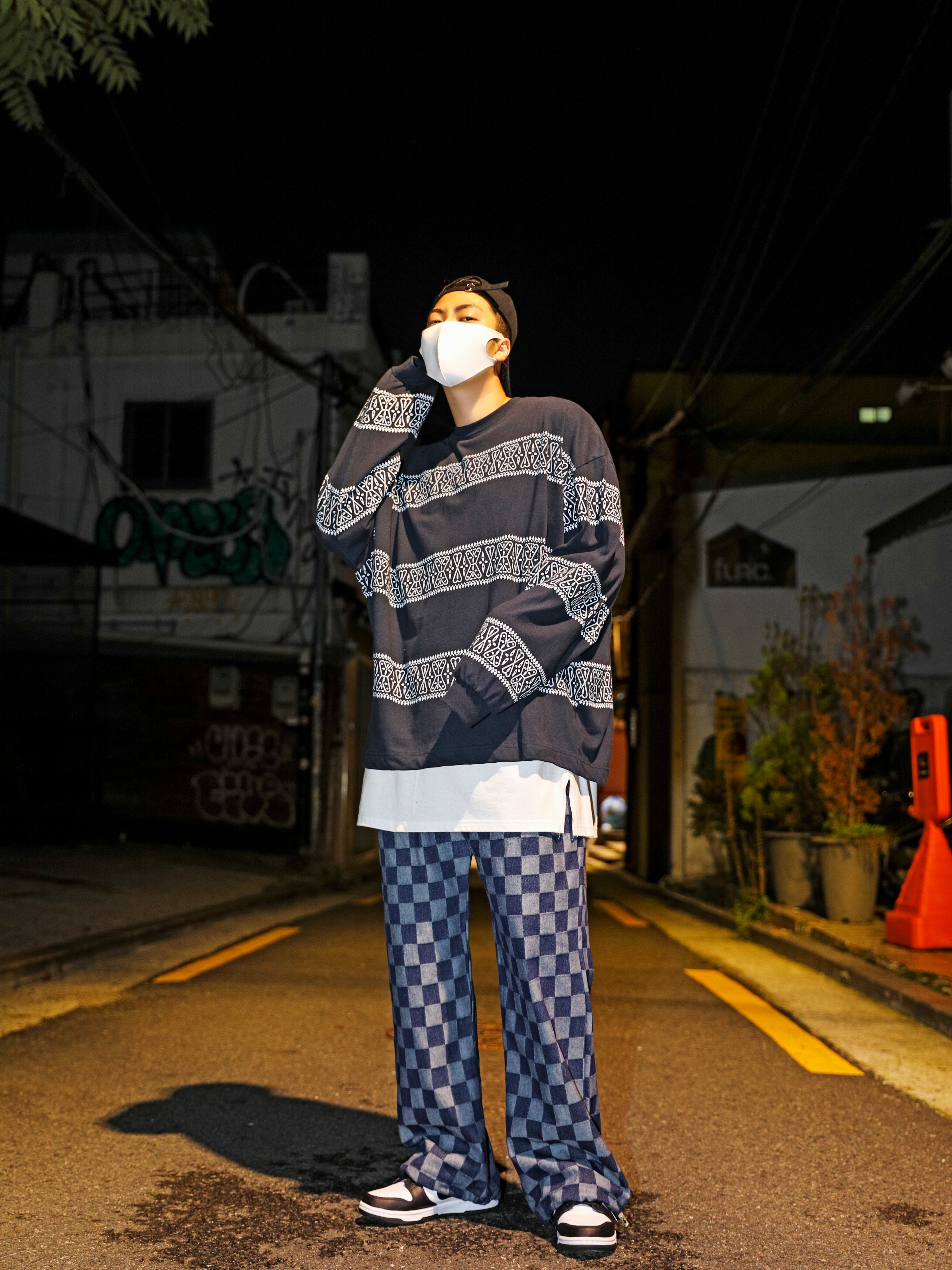 Nike Dunk Low Retro Black 착용 스타일