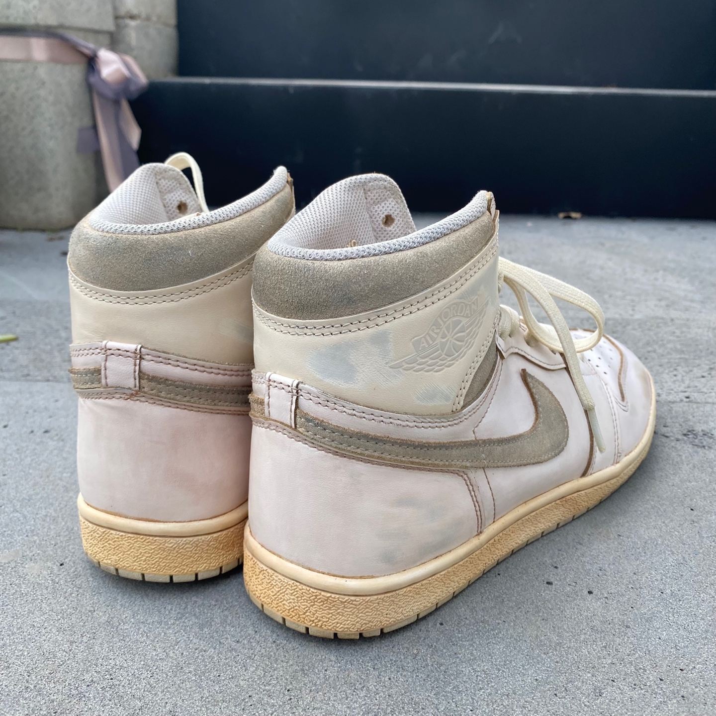 Jordan 1 High 85 Neutral Grey 착용 스타일 - 4