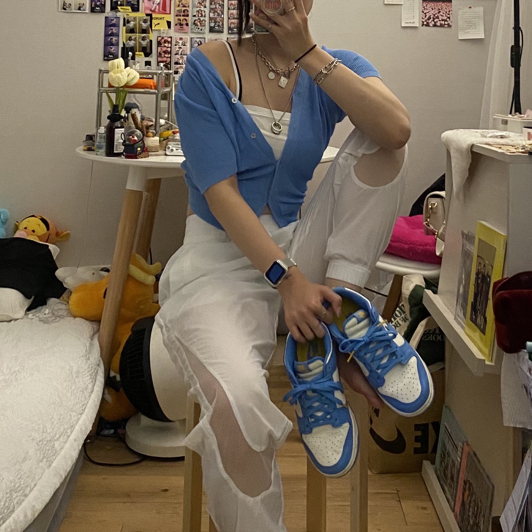 (W) Nike Dunk Low Coast 착용 스타일 - 2