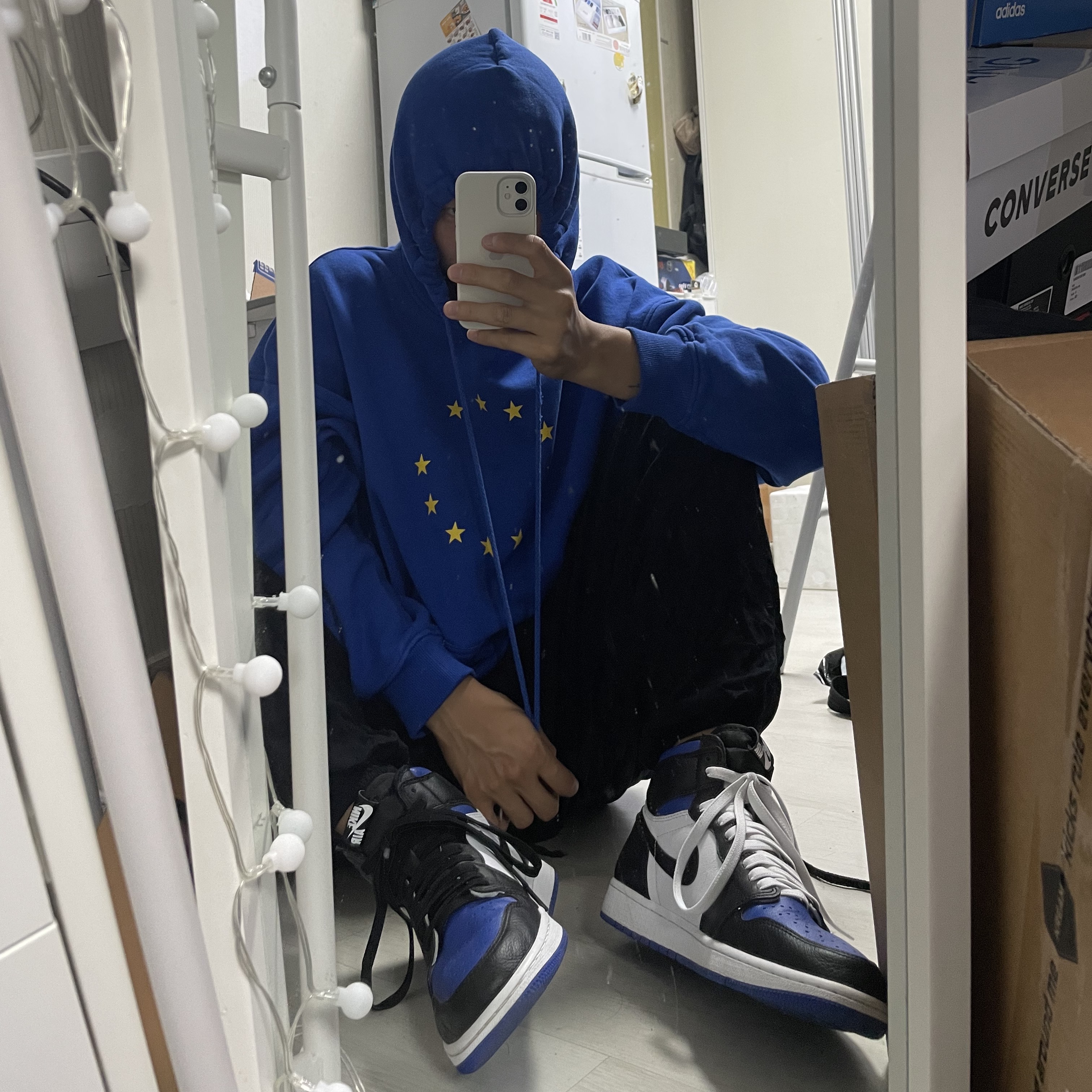 Jordan 1 Retro High OG Royal Toe 착용 스타일