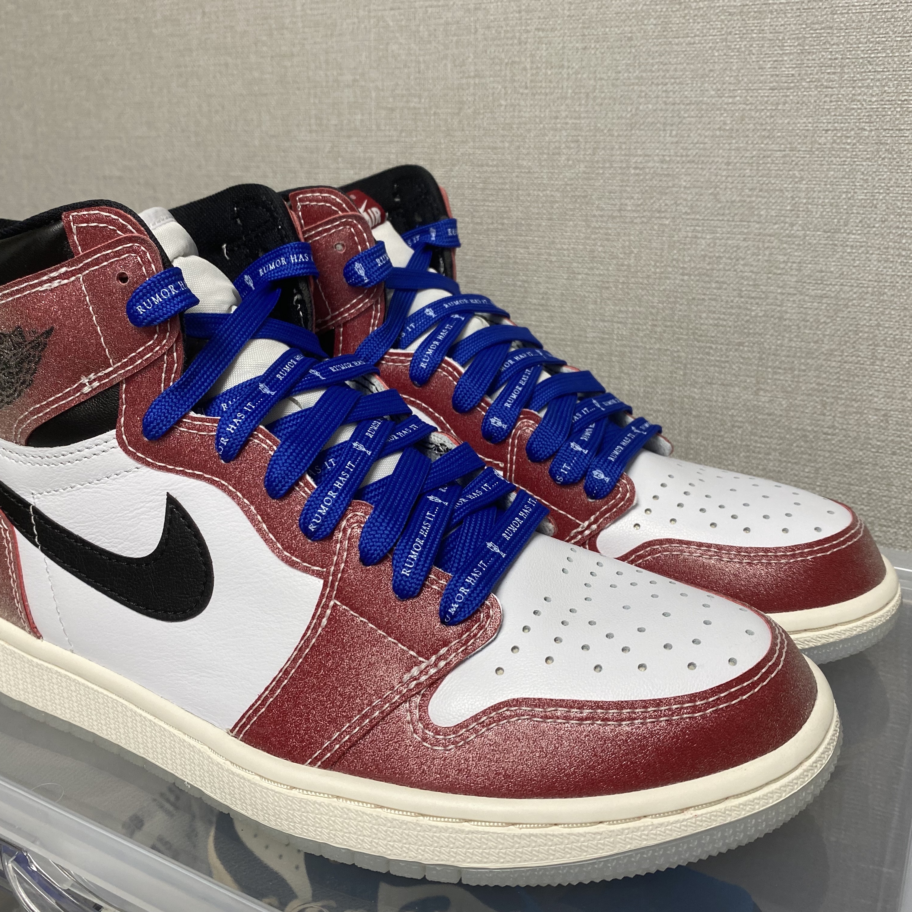 Jordan 1 x Trophy Room Retro High OG SP Chicago (Friends & Family) 착용 스타일 - 3