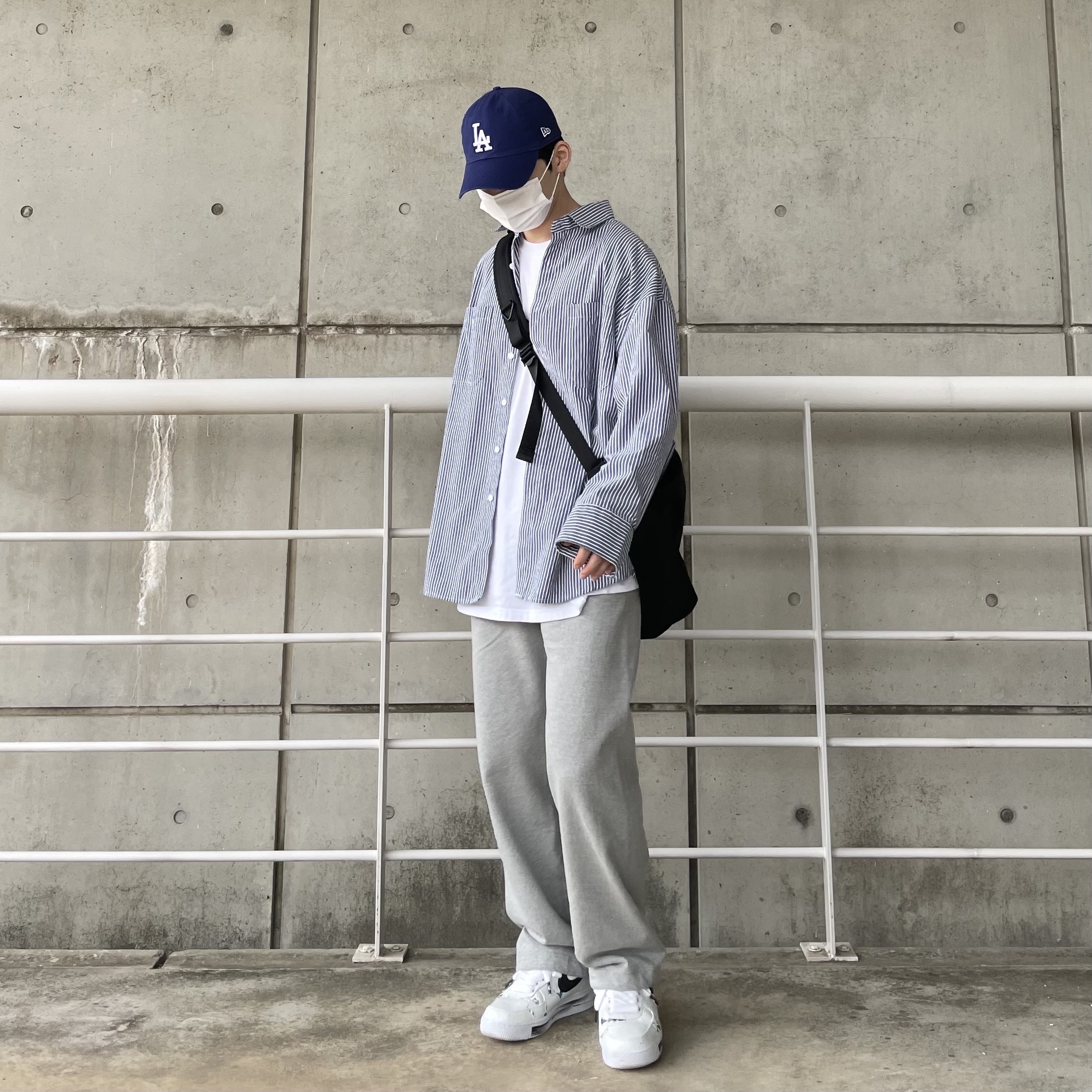 Nike x Peaceminusone Air Force 1 Low Para-Noise 2.0 착용 스타일