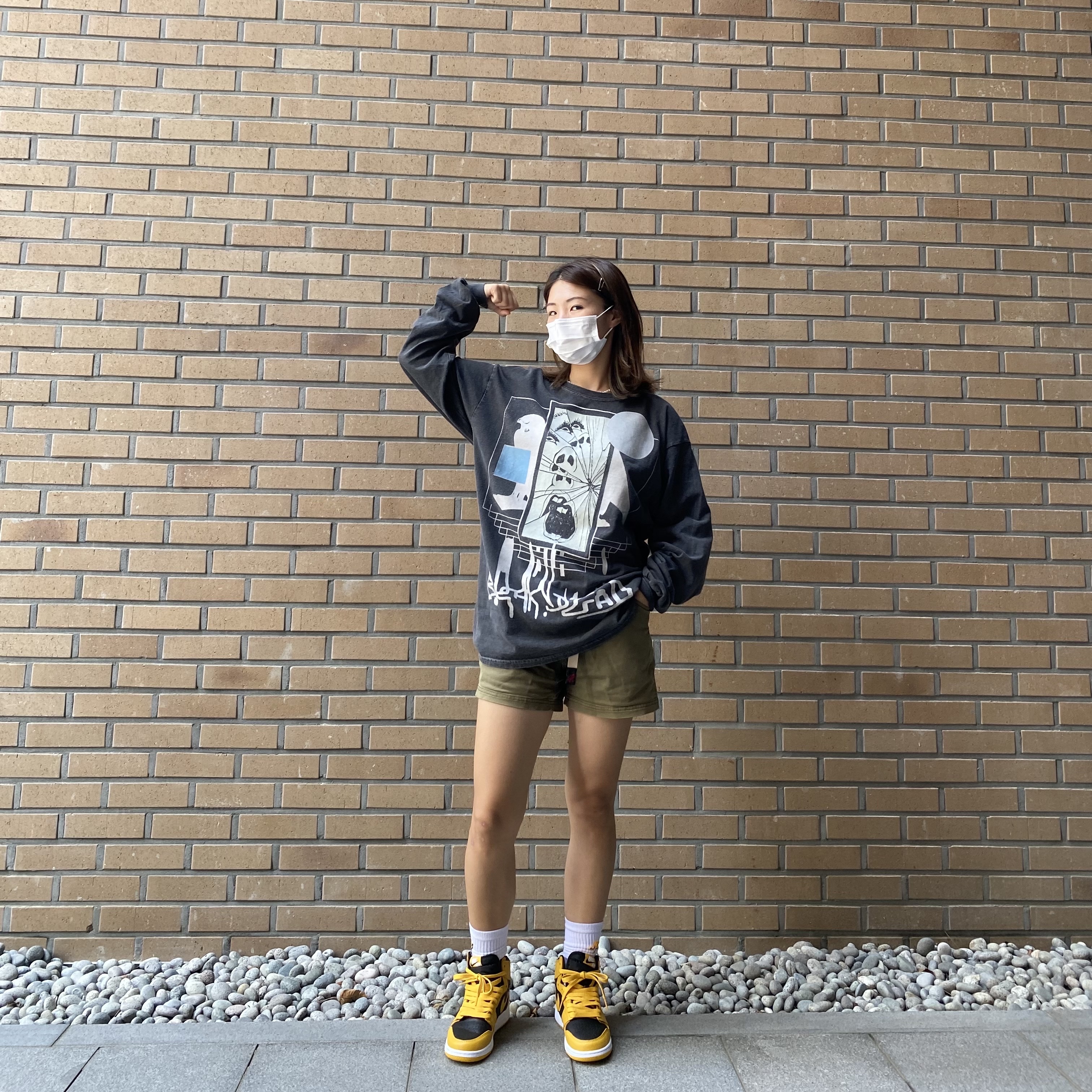 (GS) Jordan 1 Retro High OG Pollen 착용 스타일