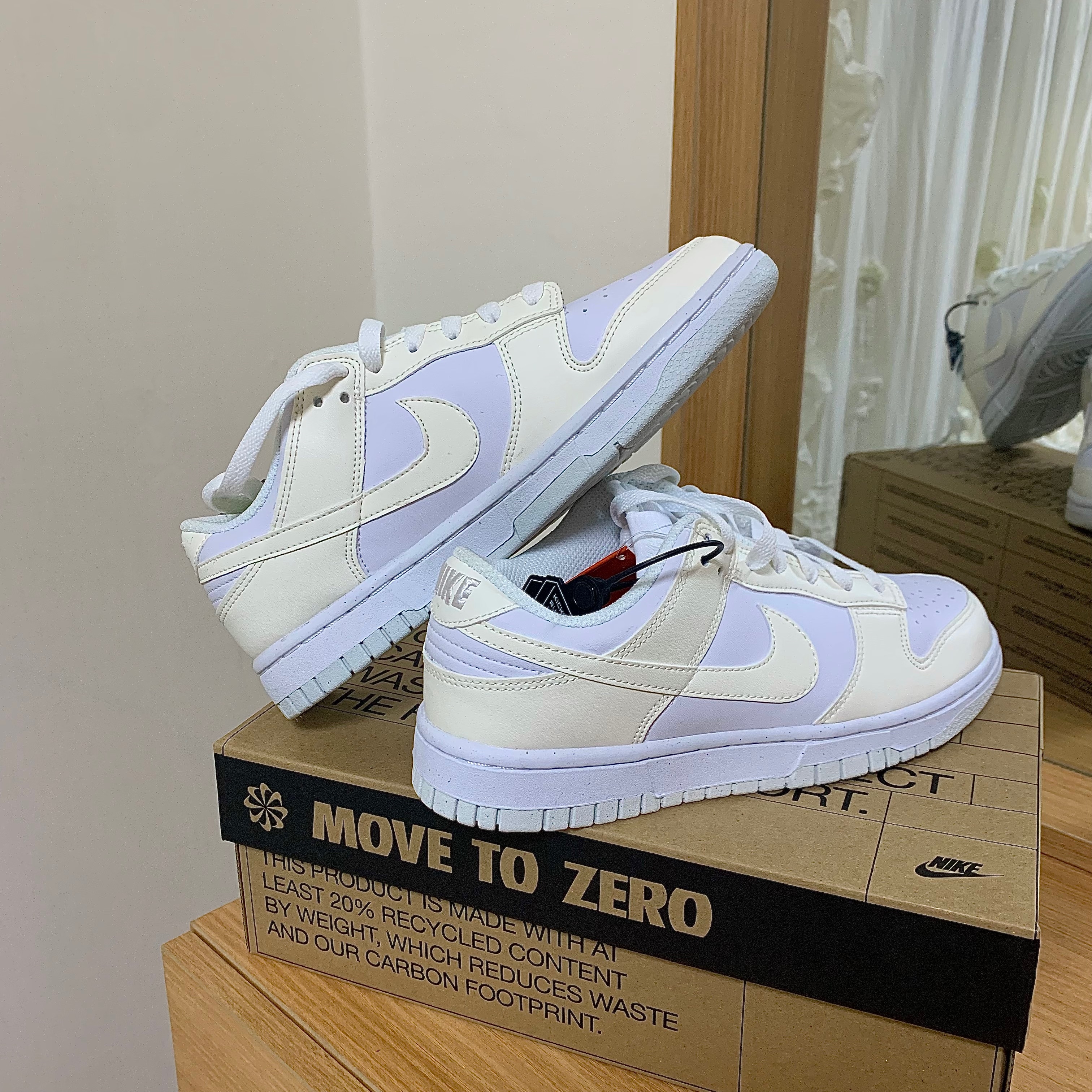 (W) Nike Dunk Low Next Nature Sail 착용 스타일
