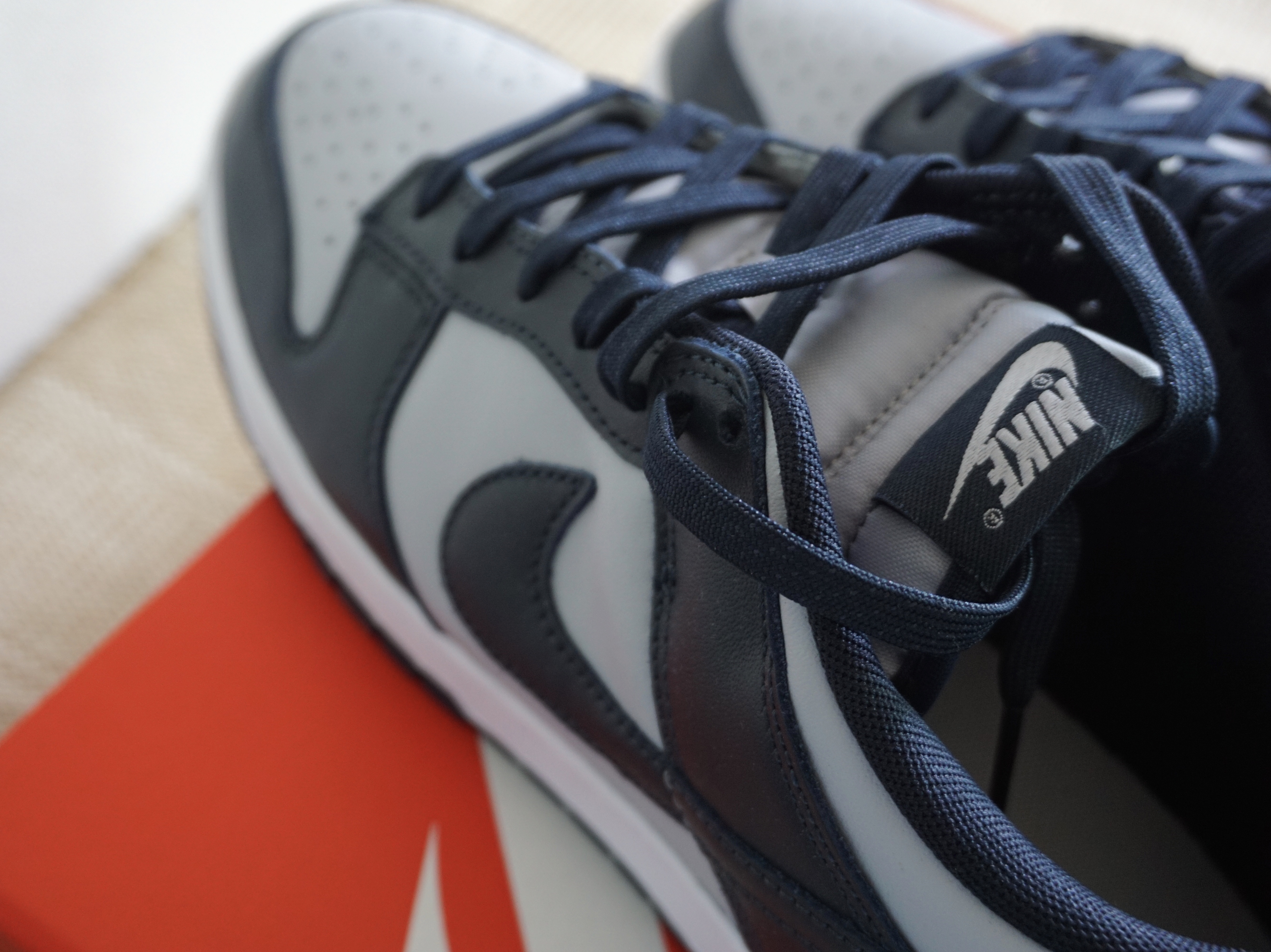 Nike Dunk Low Retro Championship Grey 착용 스타일 - 1