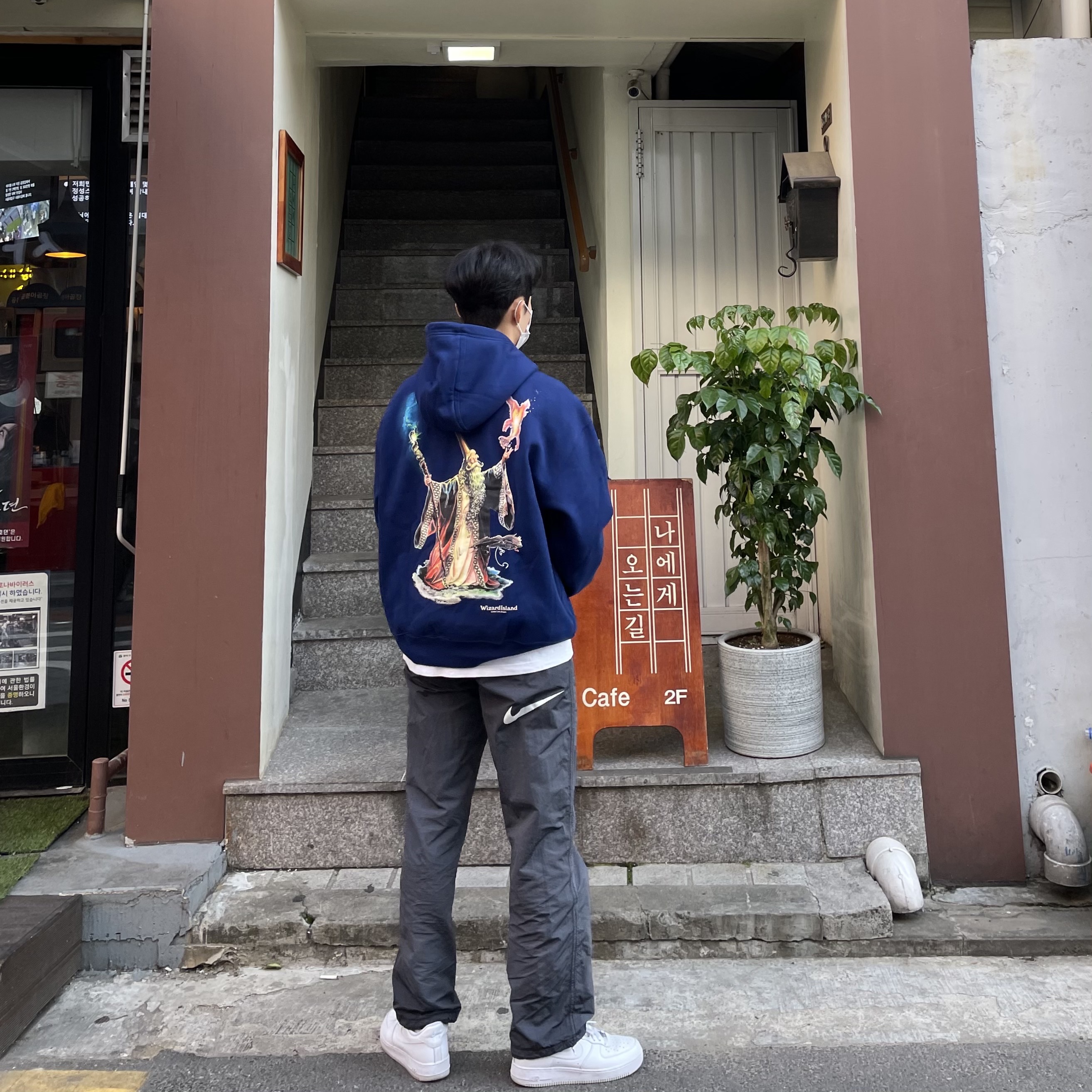 Nike NRG ACG Hoodie Wizard Blue Void - US/EU, Nike x Stussy Beach Pants Off Noir 착용 스타일