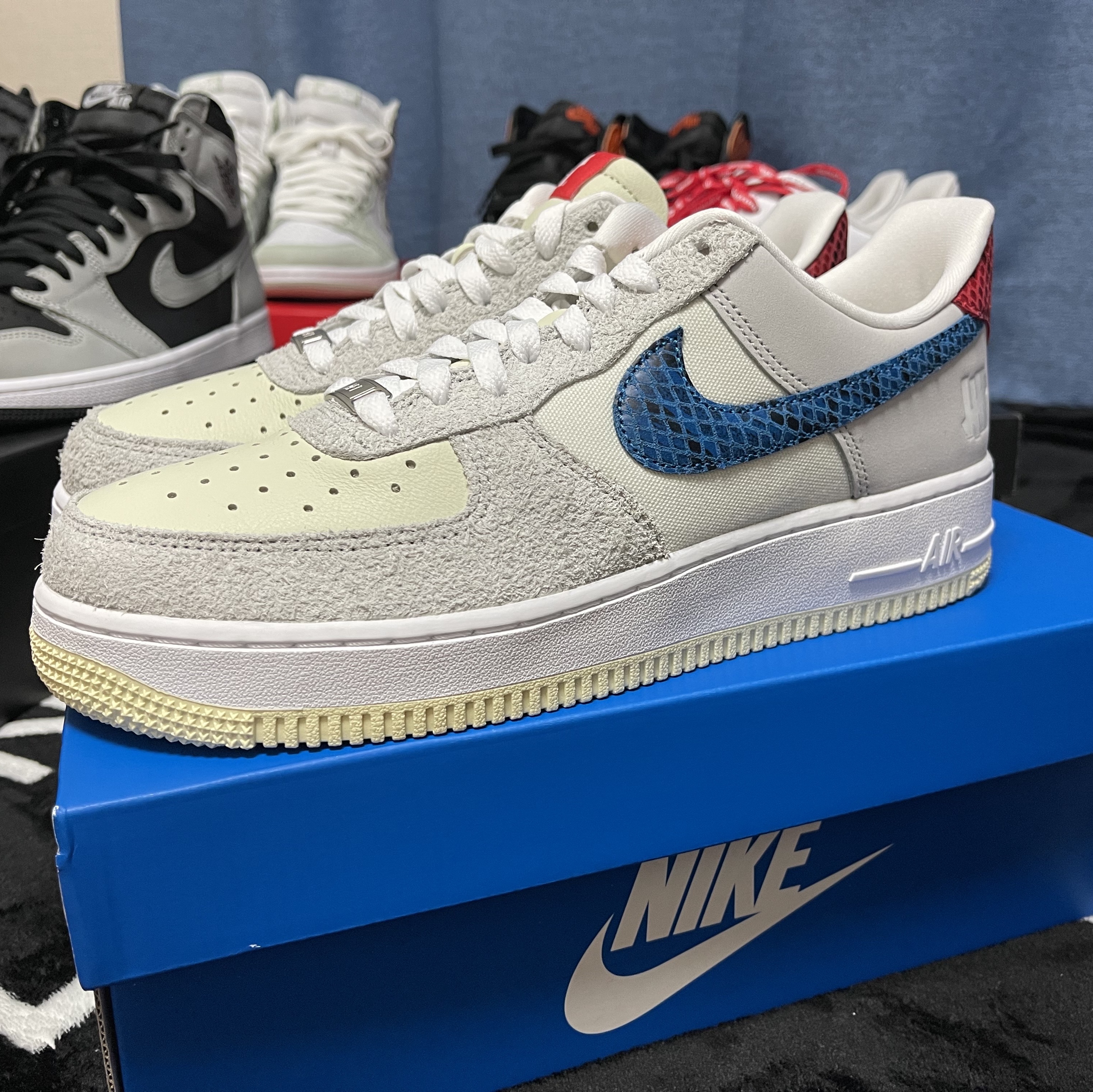 Nike x Undefeated Air Force 1 Low SP 5 On It 착용 스타일