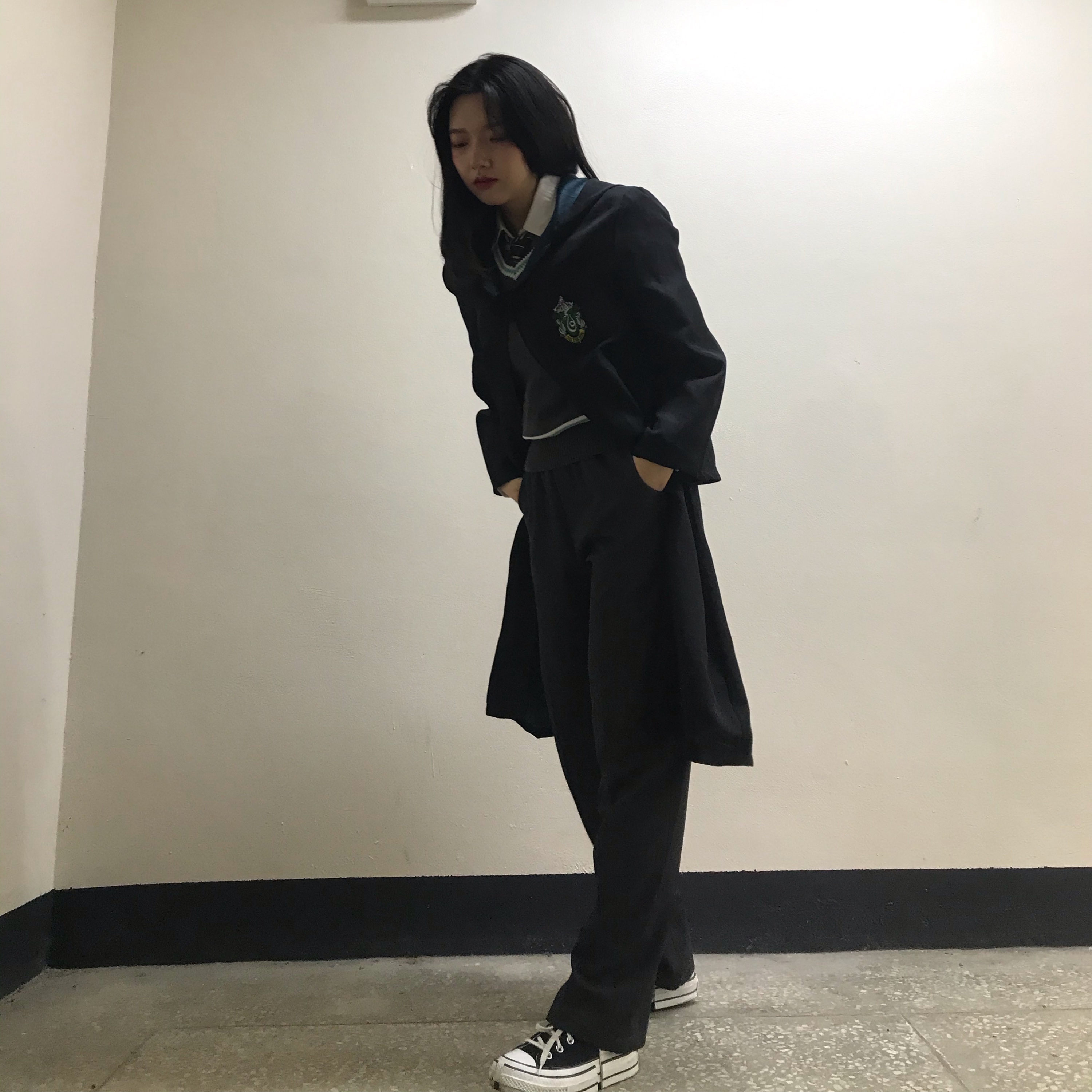 Converse x Feng Chen Wang Chuck 70 2-in-1 Natural Ivory Black 착용 스타일 - 2